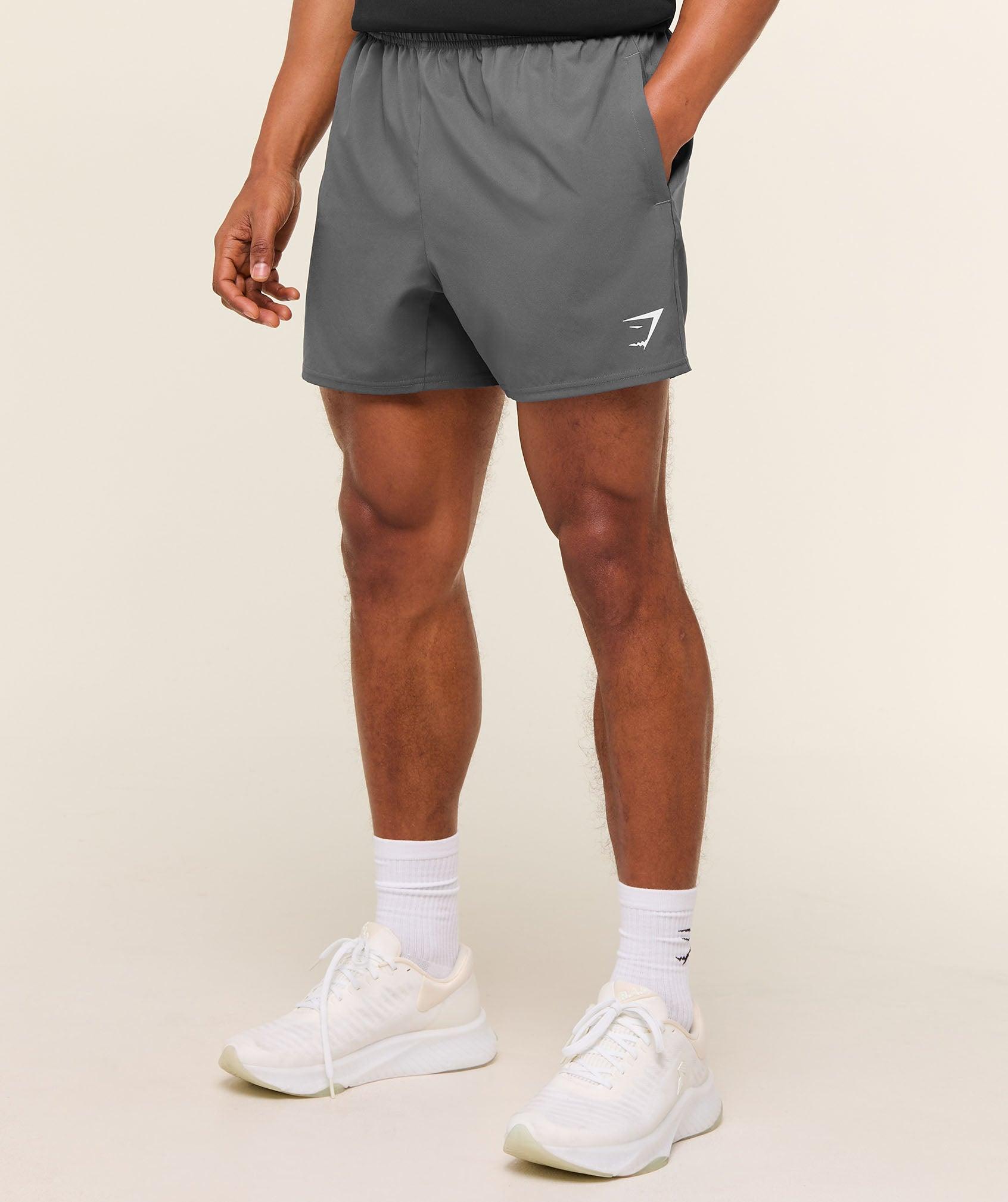 Gymshark Arrival 5" Shorts - Silhouette Grey Male Product Image