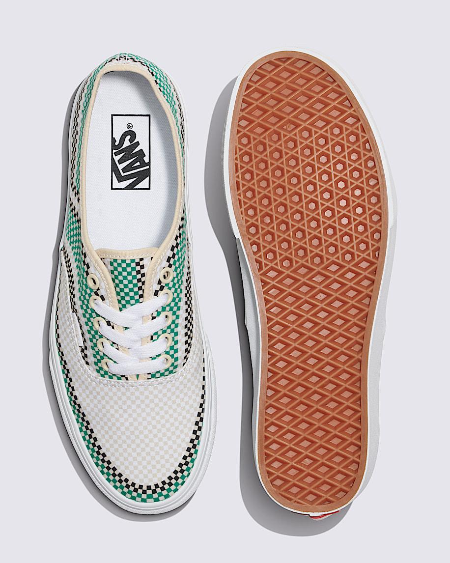 Authentic Shoe in White / Black / Green| Vans US Product Image