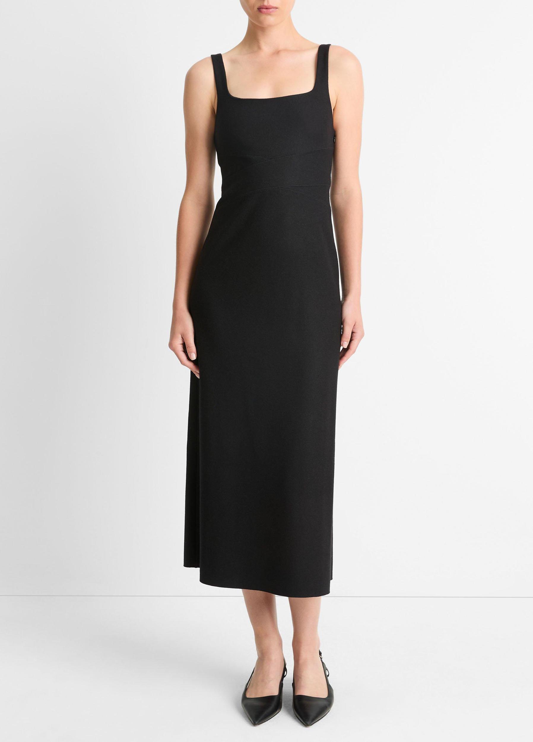 Italian Wool-Blend Column Dress Product Image