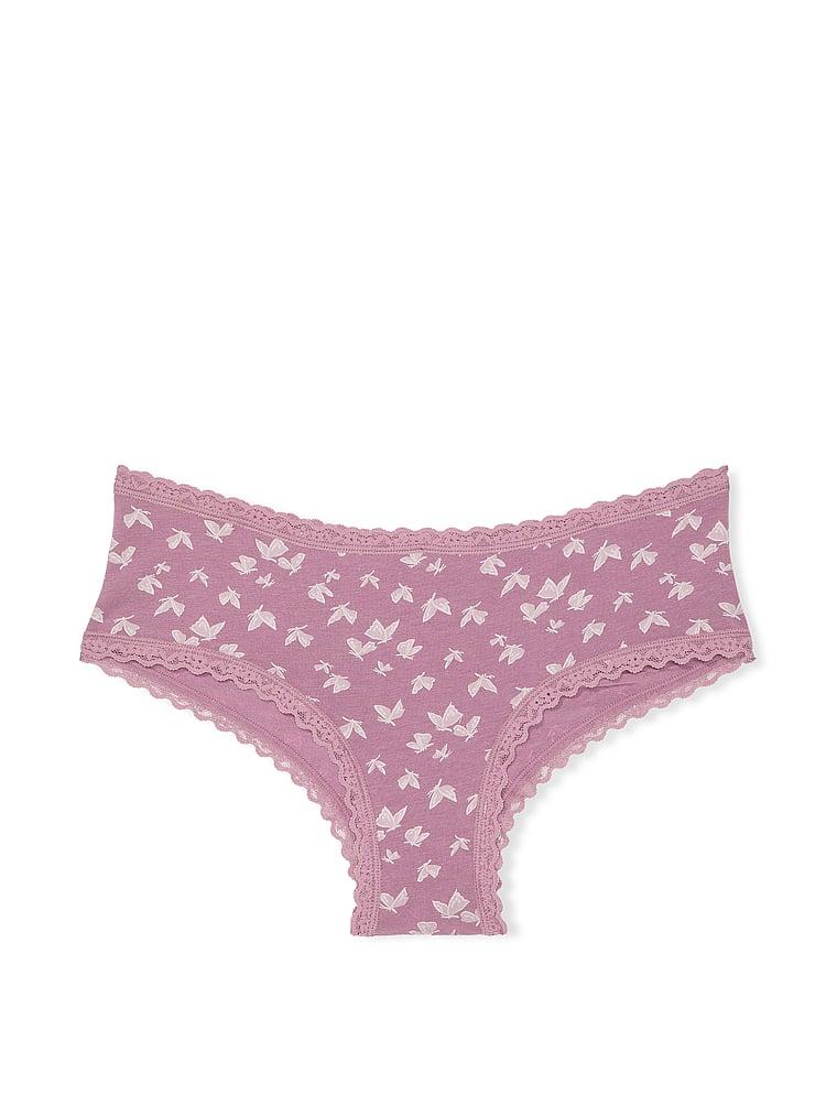 Cotton Lace-Waist Cheeky Panty Product Image