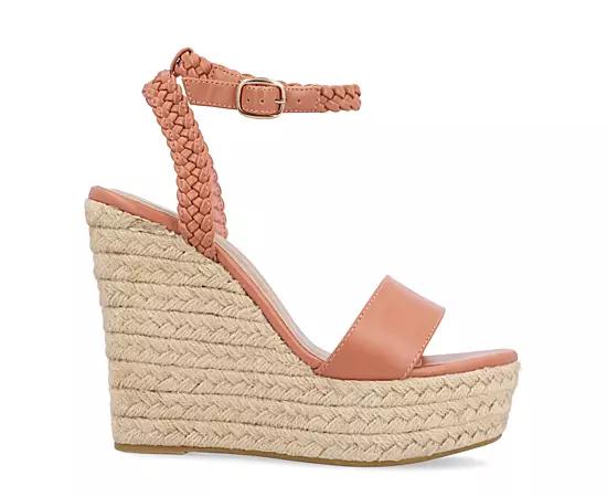 Journee Collection Womens Andiah Wedge Sandal Product Image