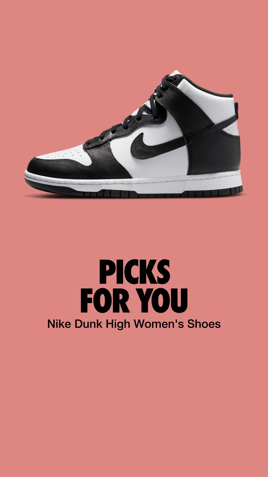 Nike Womens Nike Dunk High - Womens Shoes White/Black Product Image