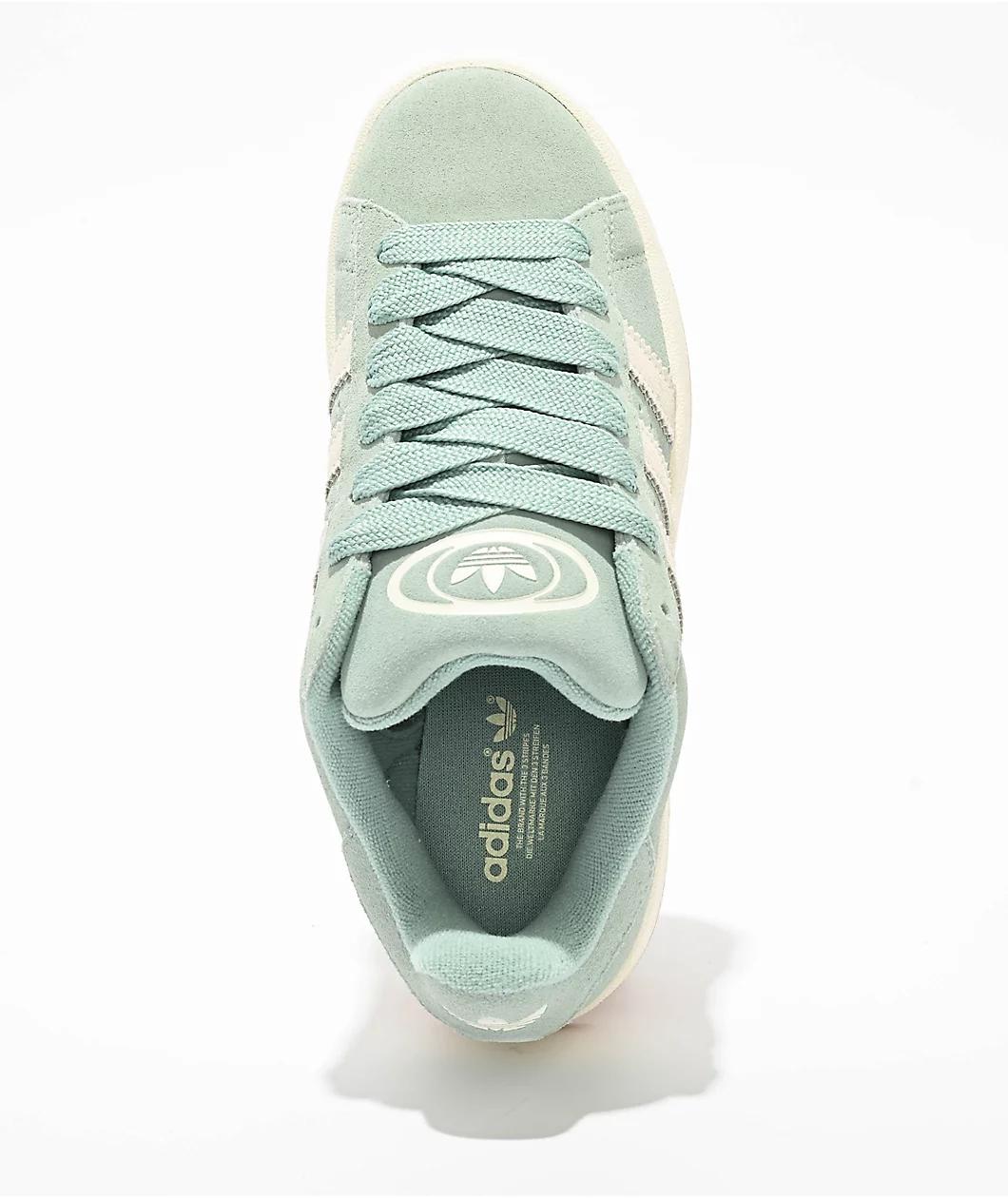 adidas Originals Campus 00s Hazy Green & Off White Shoes Product Image