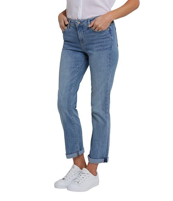 NYDJ Sheri Stretch Denim Slim Fit Ankle Jeans Product Image