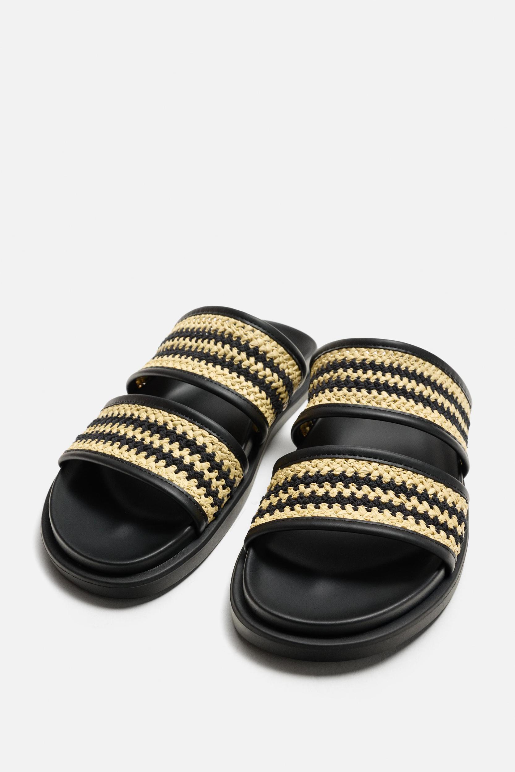 BRAIDED STRAP SANDALS Product Image