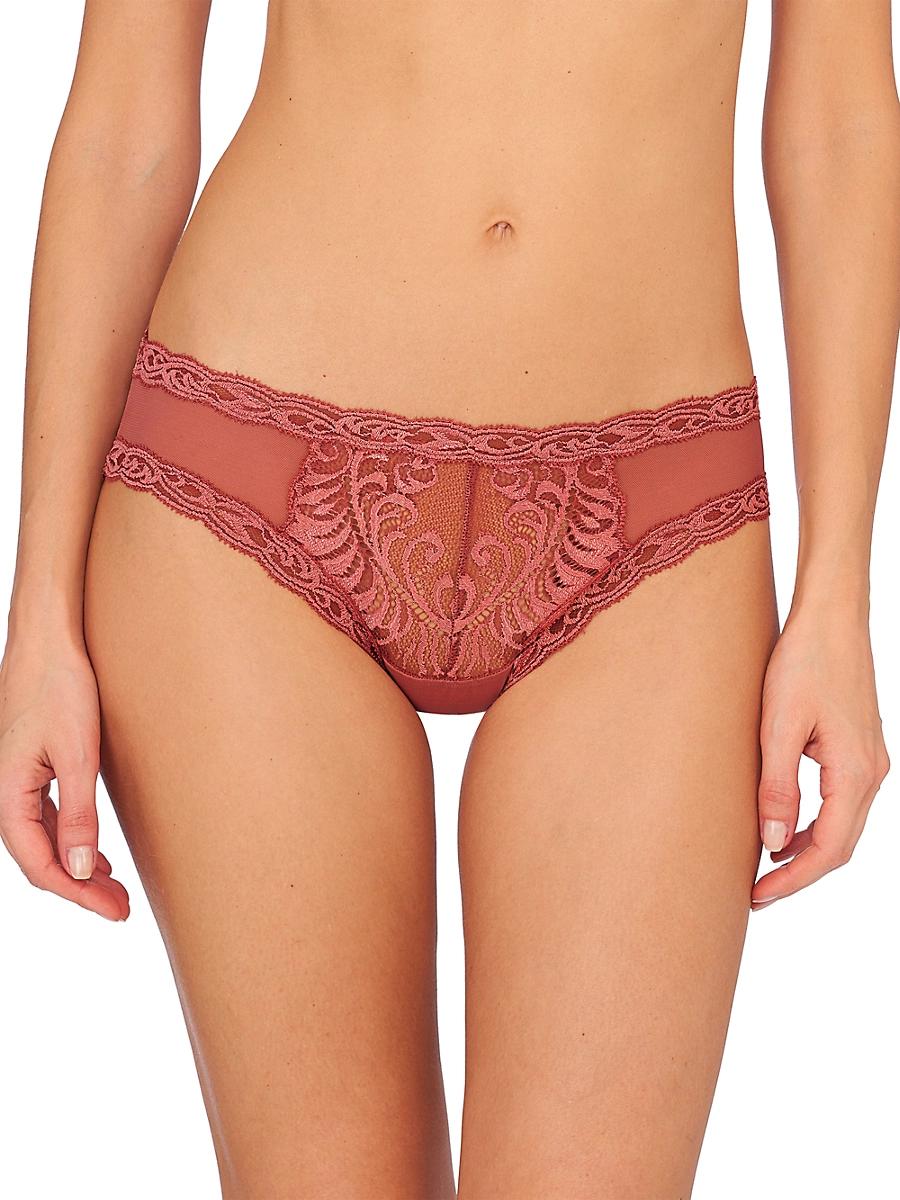 Womens Feathers Lace Hipster Product Image