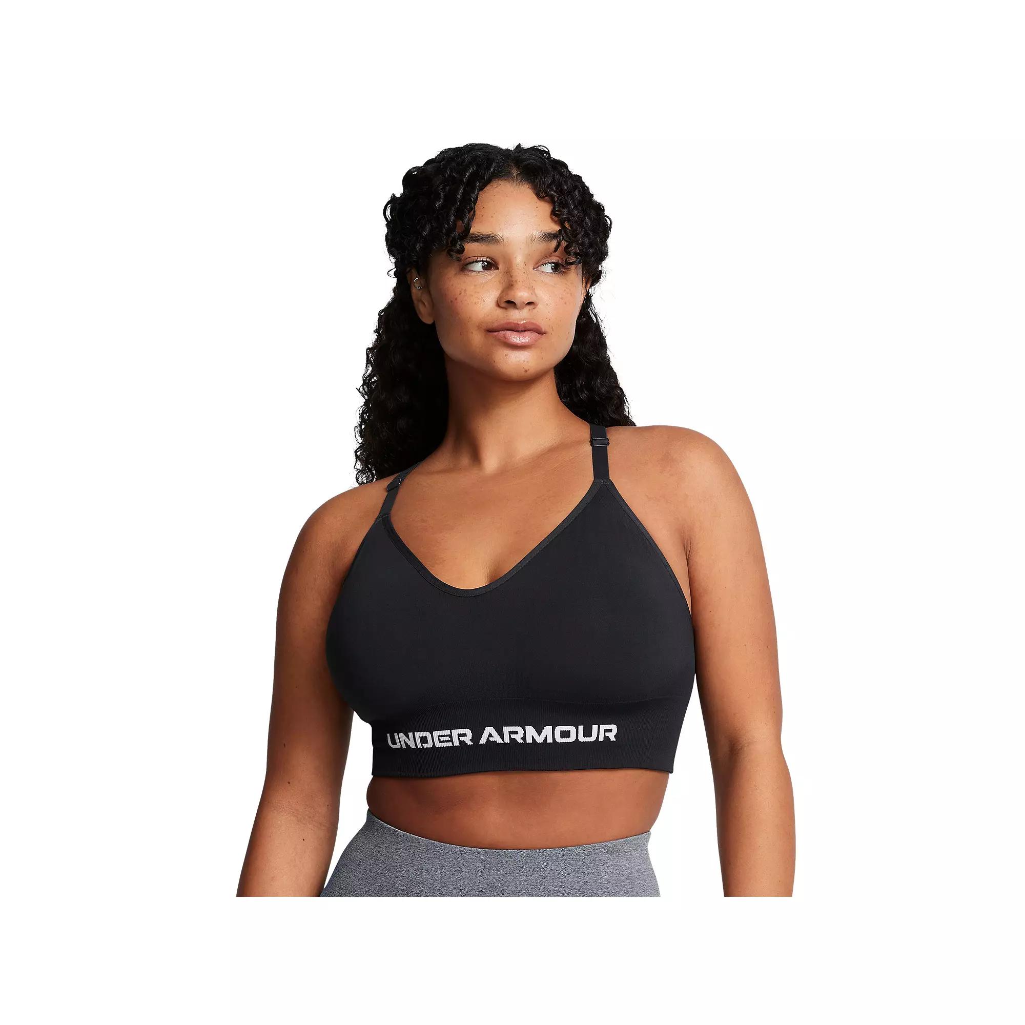 Women's Under Armour Vanish Seamless Low Long Sports Bra,  Product Image
