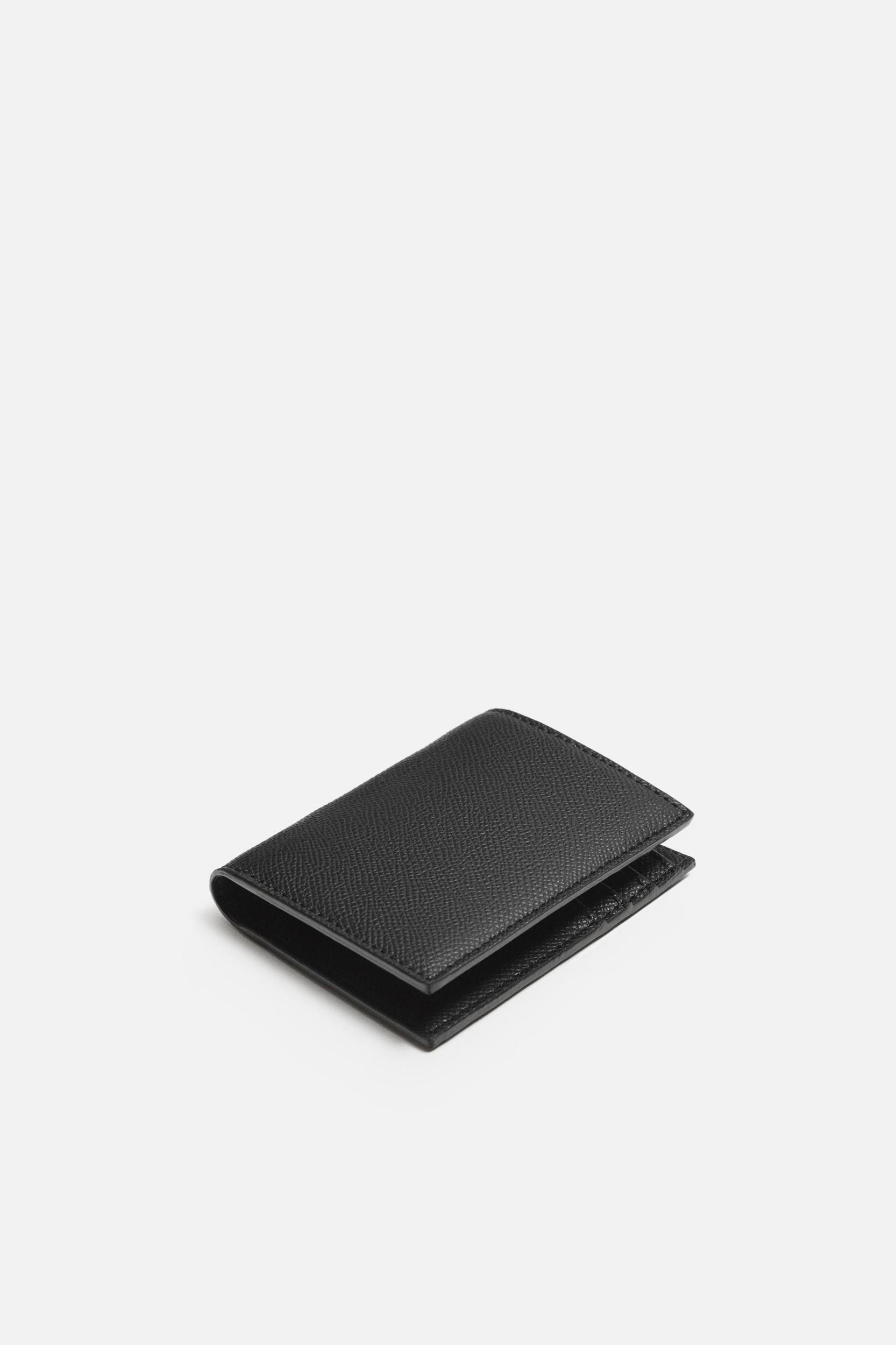 TEXTURED VERTICAL WALLET Product Image