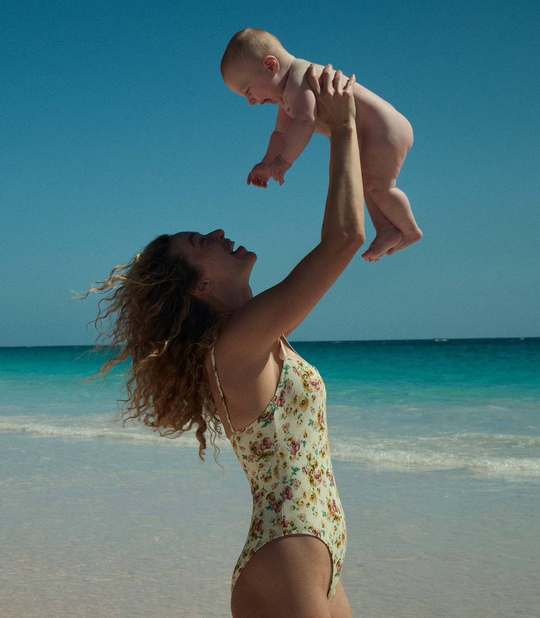 MARBELLA MAILLOT -- CITRON PANSY FLORAL Product Image