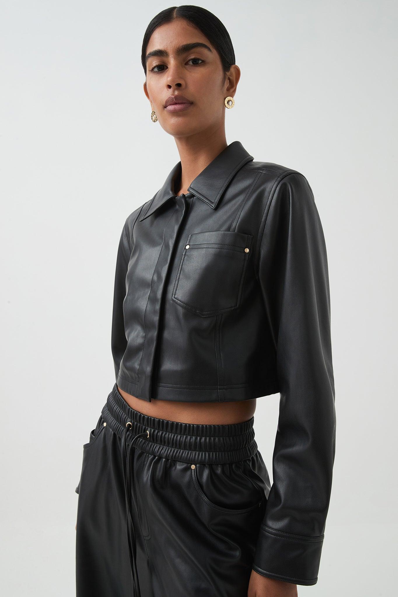 Raven Crop Shirt Product Image