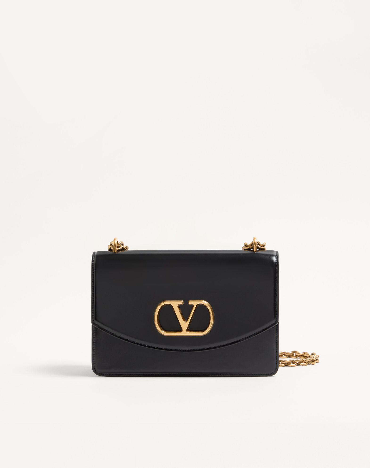 Valentino Garavani Vain Shoulder Bag In Shiny Calfskin Product Image