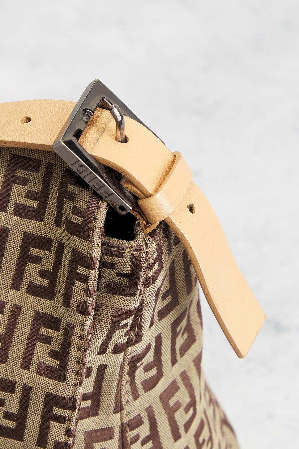 Fendi Zucchino Mama Baguette Shoulder Bag FWRD Renew Product Image