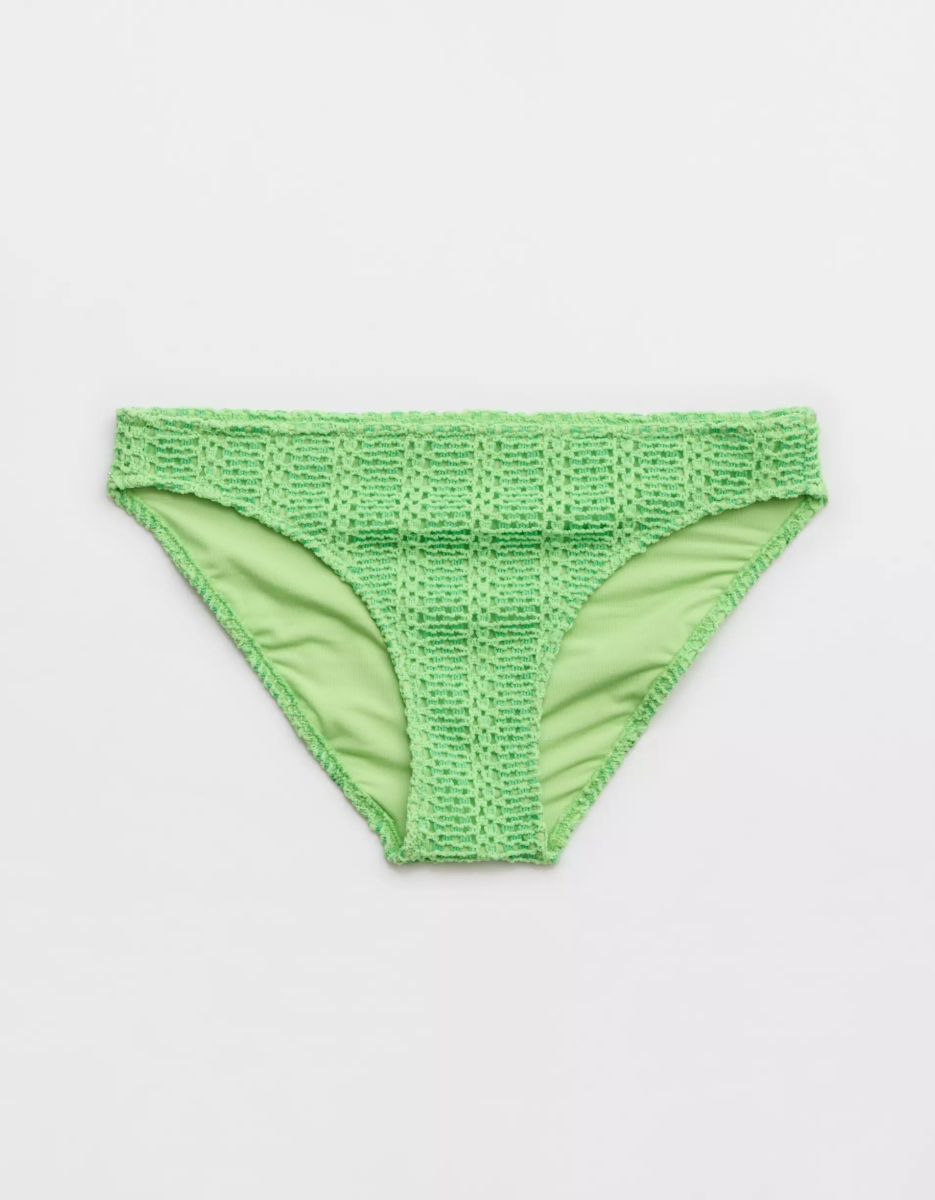 Aerie The Classic Cloudweave Crochet Bikini Bottom Product Image