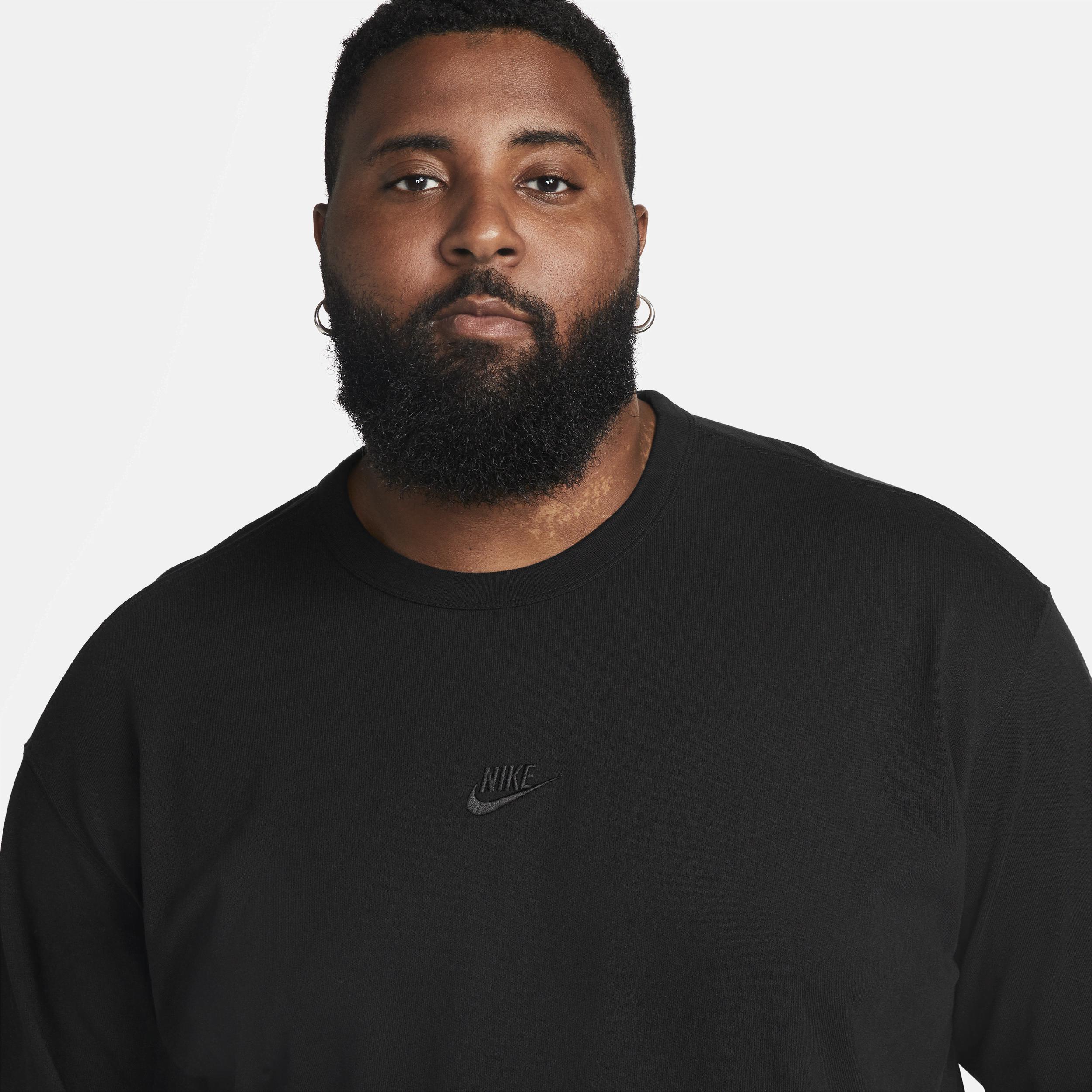 Mens Nike Sportswear Premium Essentials Long-Sleeve T-Shirt | DO7390-010 Product Image