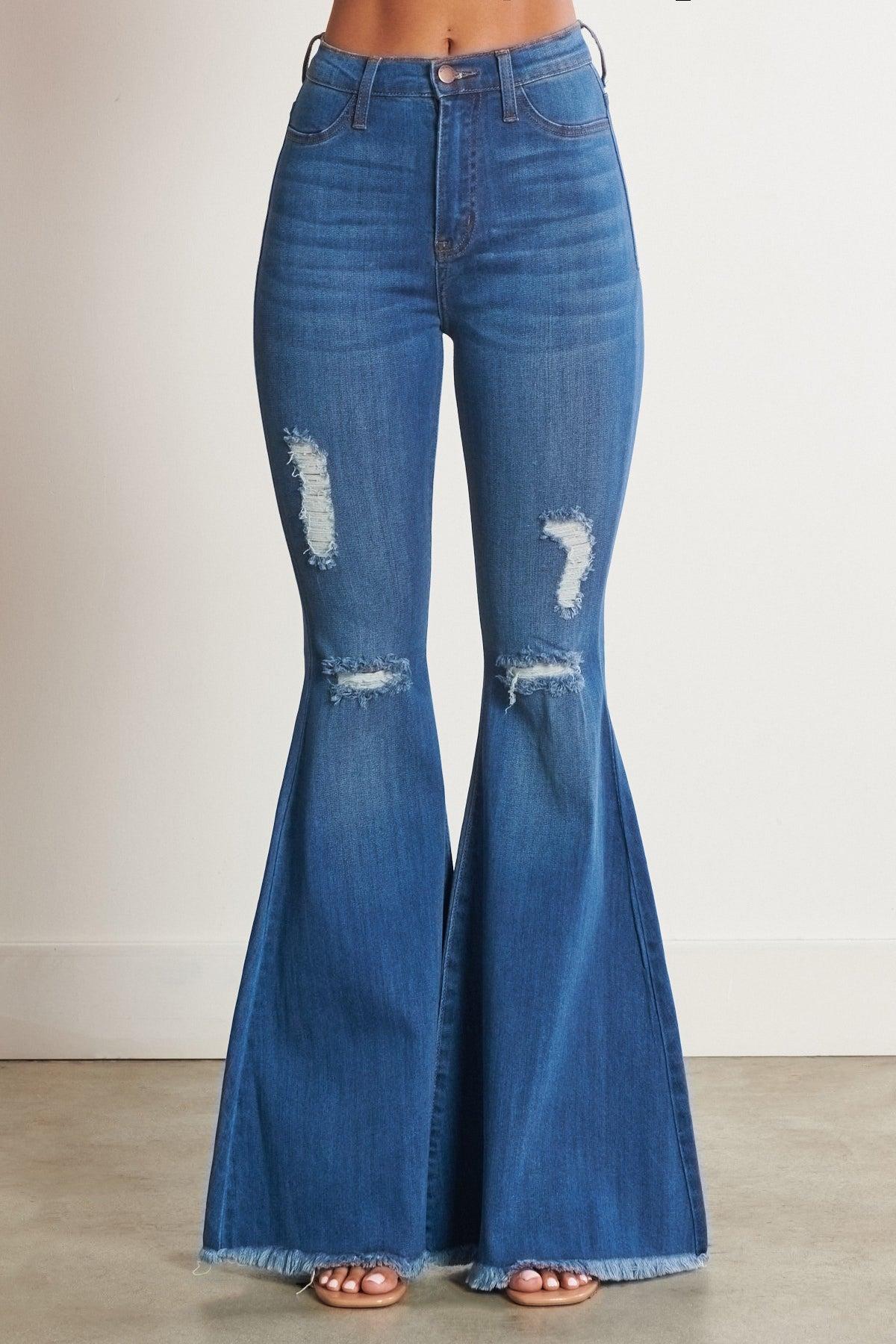 The Lainey Concert Bell Bottom Jeans Product Image