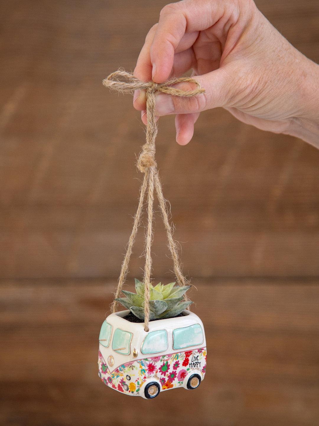 Faux Succulent Car Charm Product Image