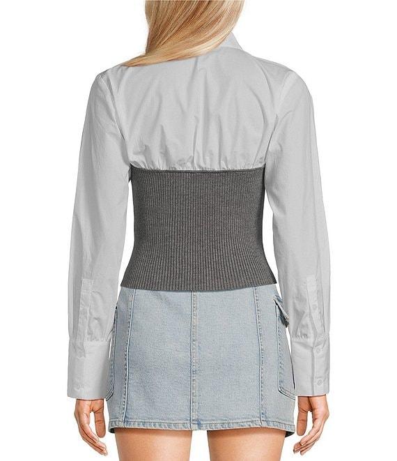 GB Sweater Twofer Top Product Image