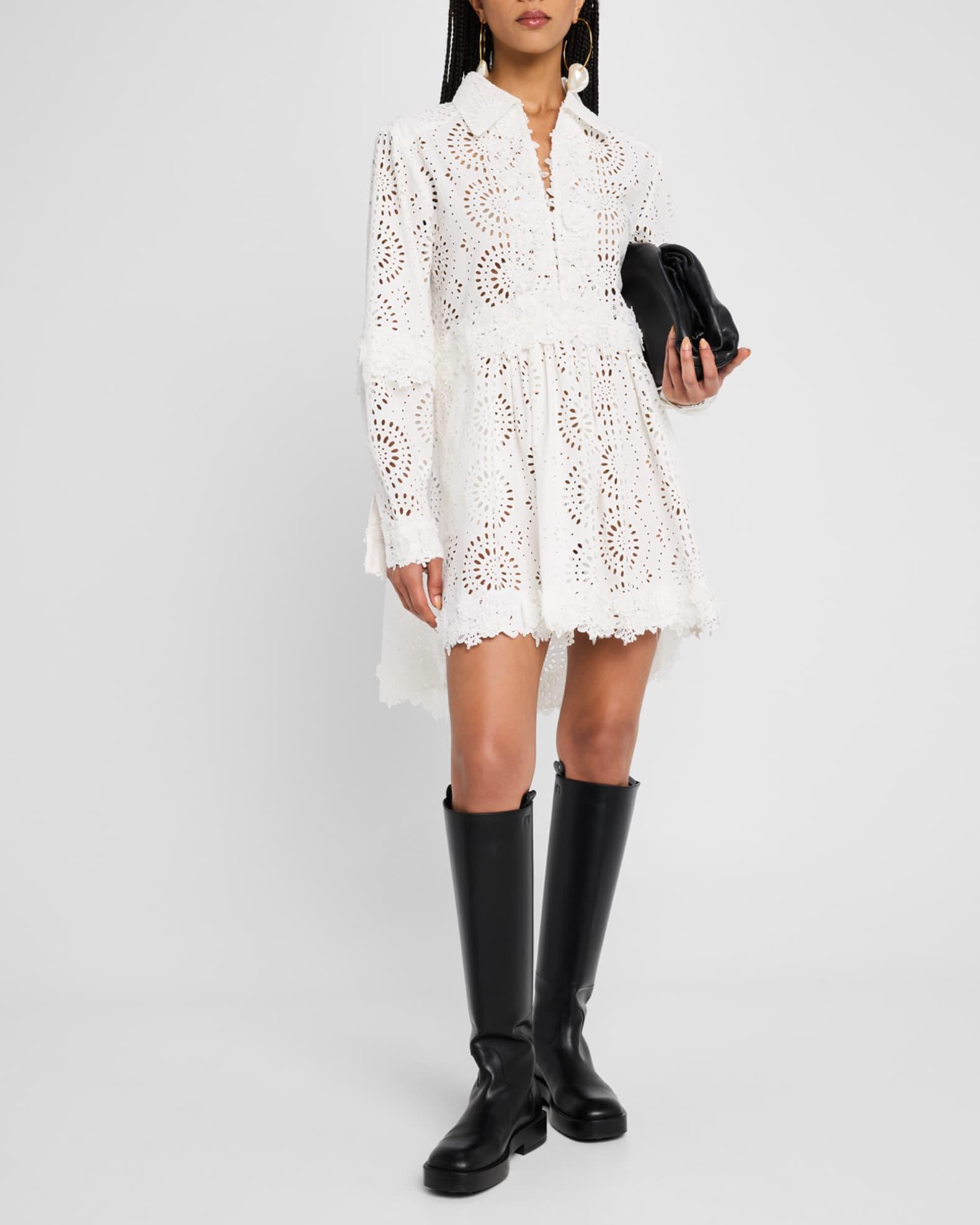 Andie Floral Eyelet Mini Dress Product Image