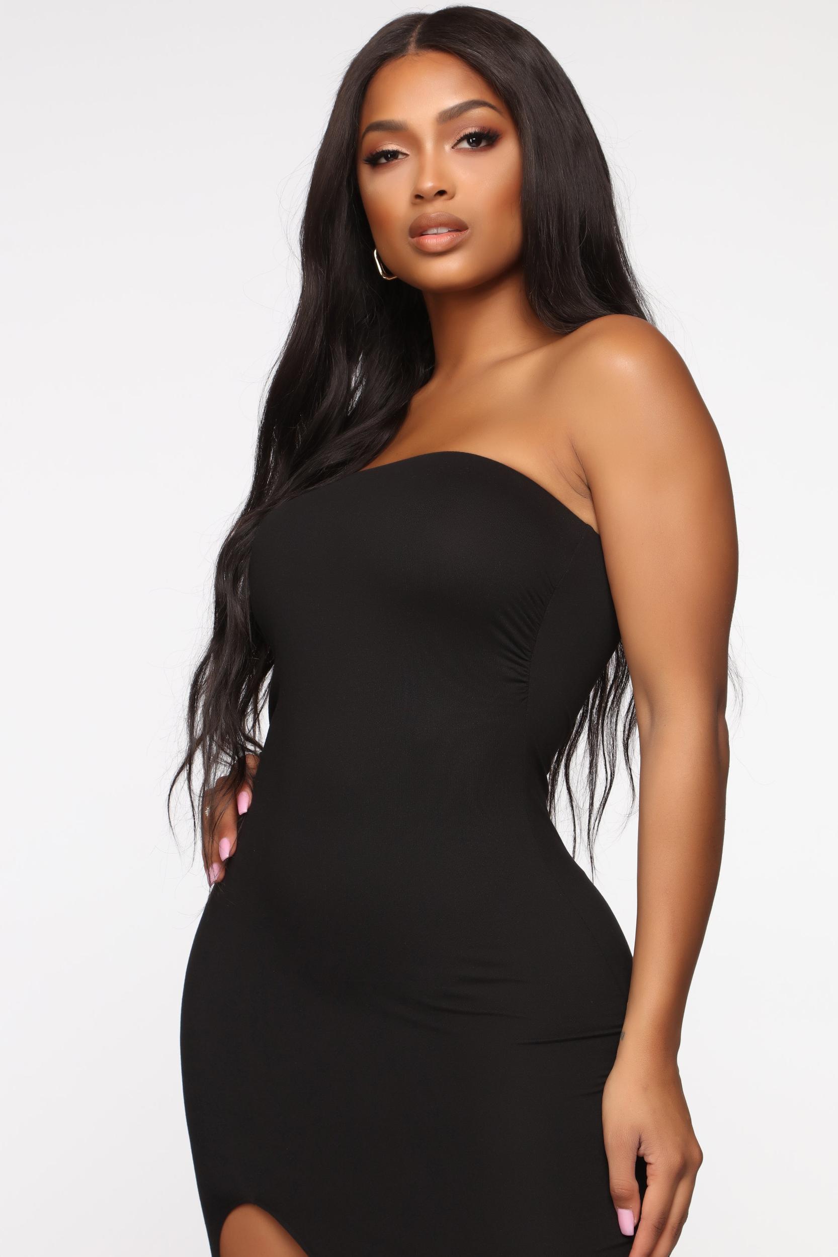 Rayna Tube Maxi Dress - Black Product Image
