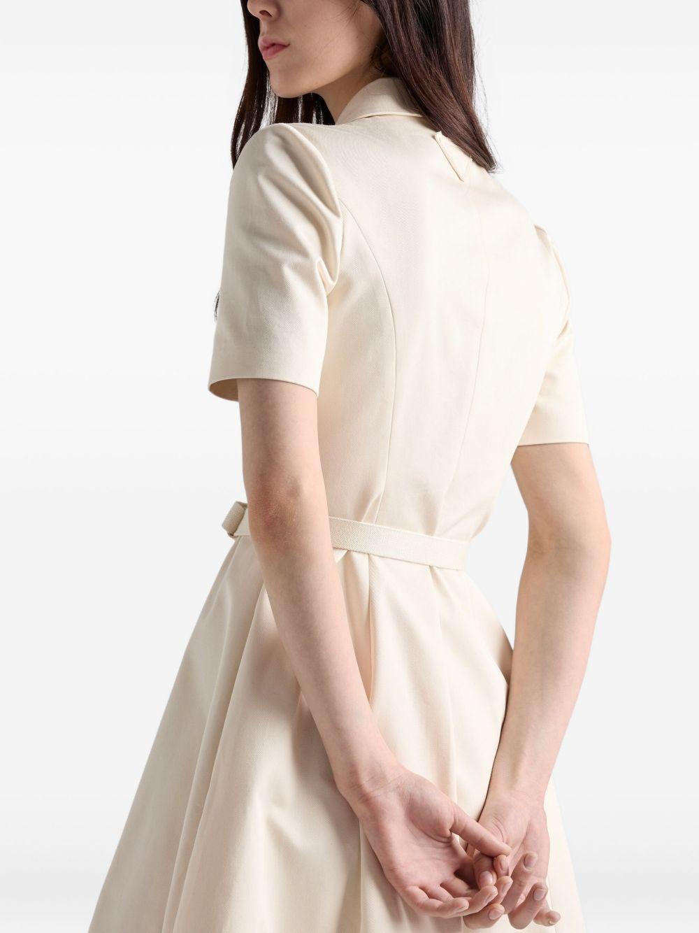 zip-front flared dress Product Image