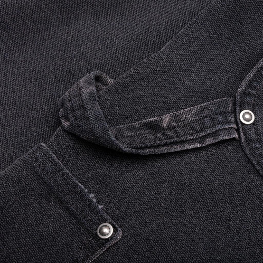 Stud Denim Shorts - Black Male Product Image