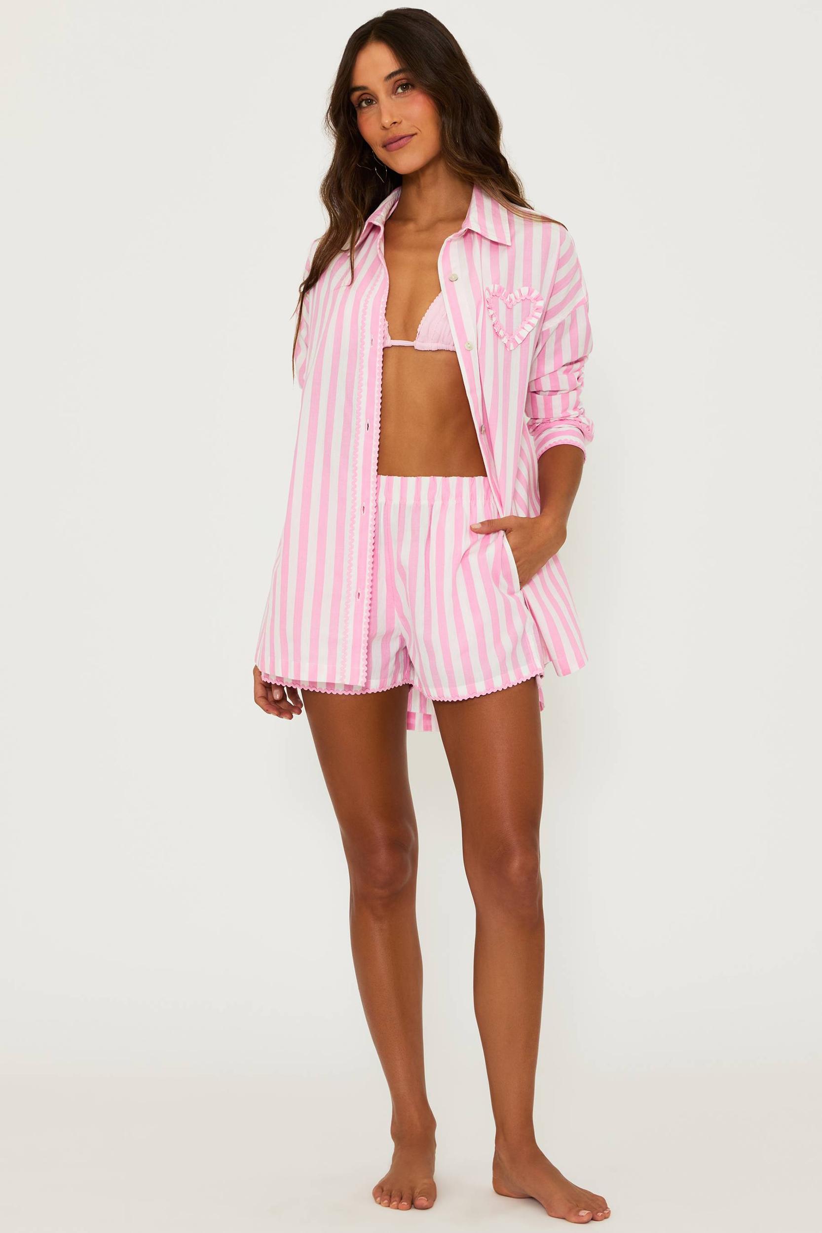 Tia Short Prism Pink Stripe Product Image