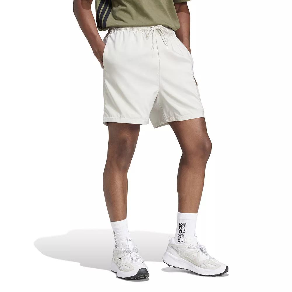 Men's adidas Essentials Small Logo Chelsea Sportswear Cargo Shorts, Wonder Alumina Product Image