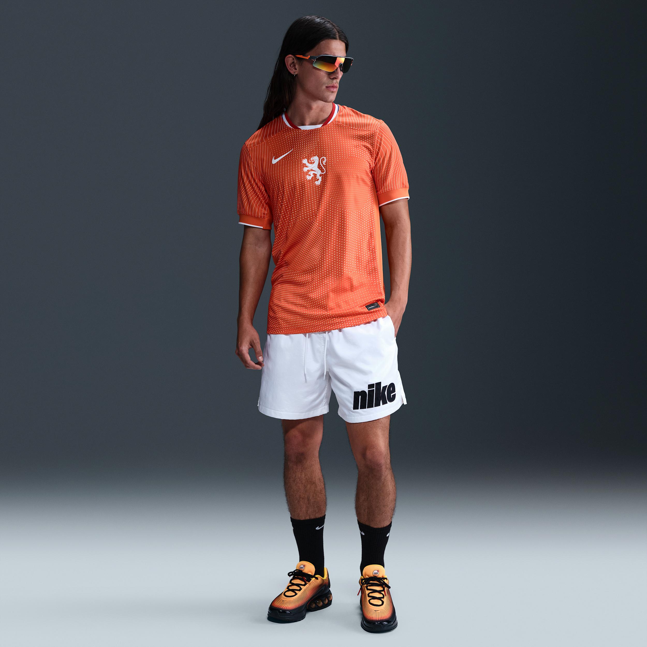 Netherlands 2025 Stadium Home (Team) Nike Men's Dri-FIT Soccer Replica Jersey Product Image