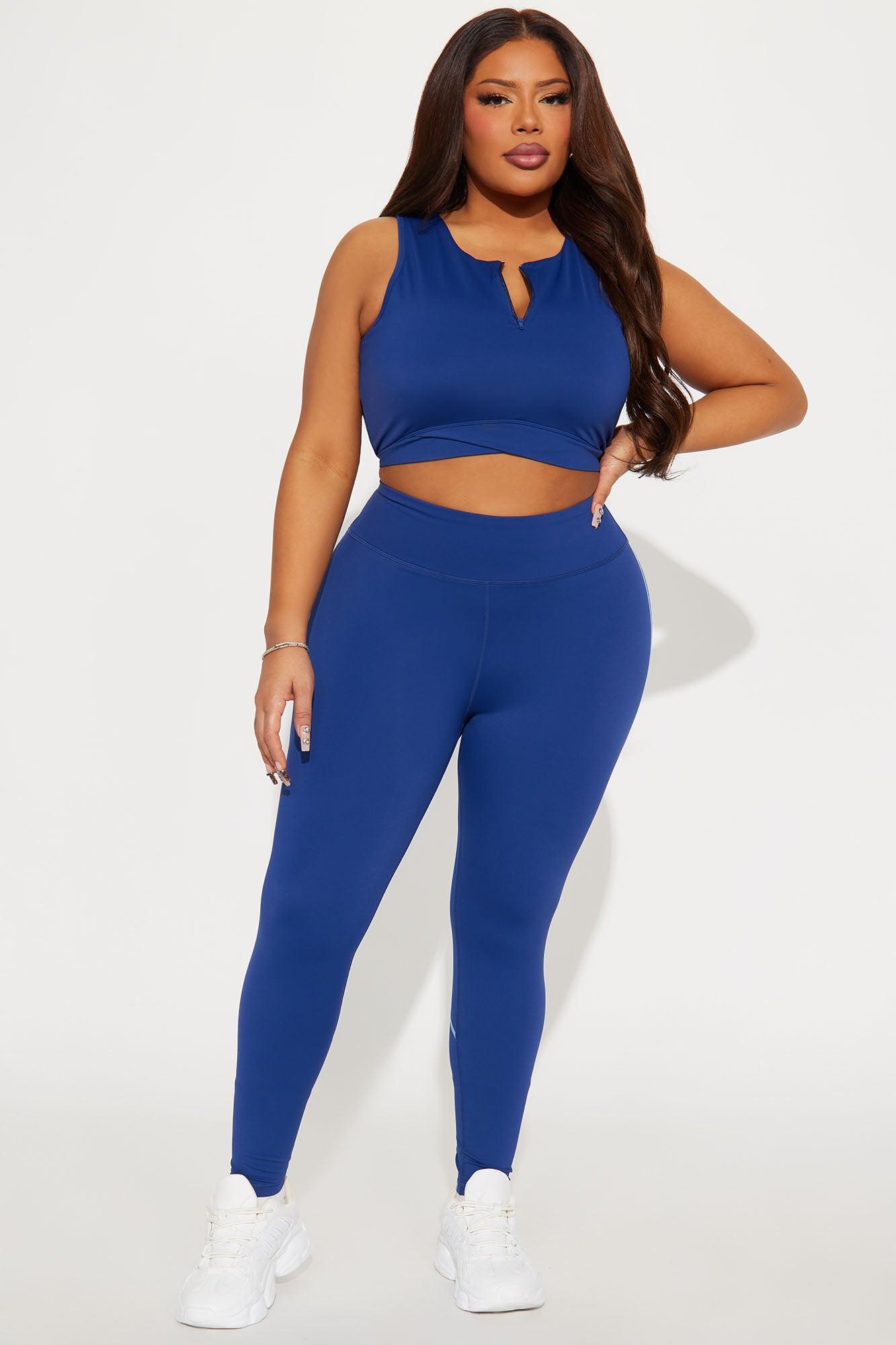 Courtside Cool Active Legging - Midnight Blue Product Image