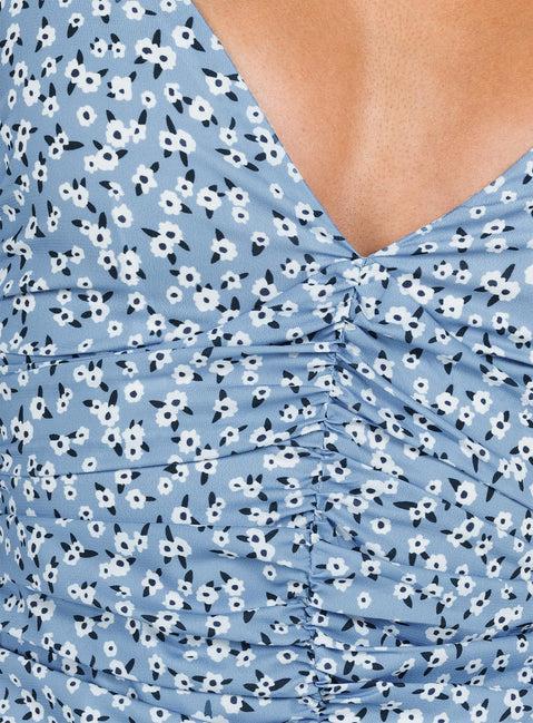 Rothea Mini Dress Blue / Floral Product Image