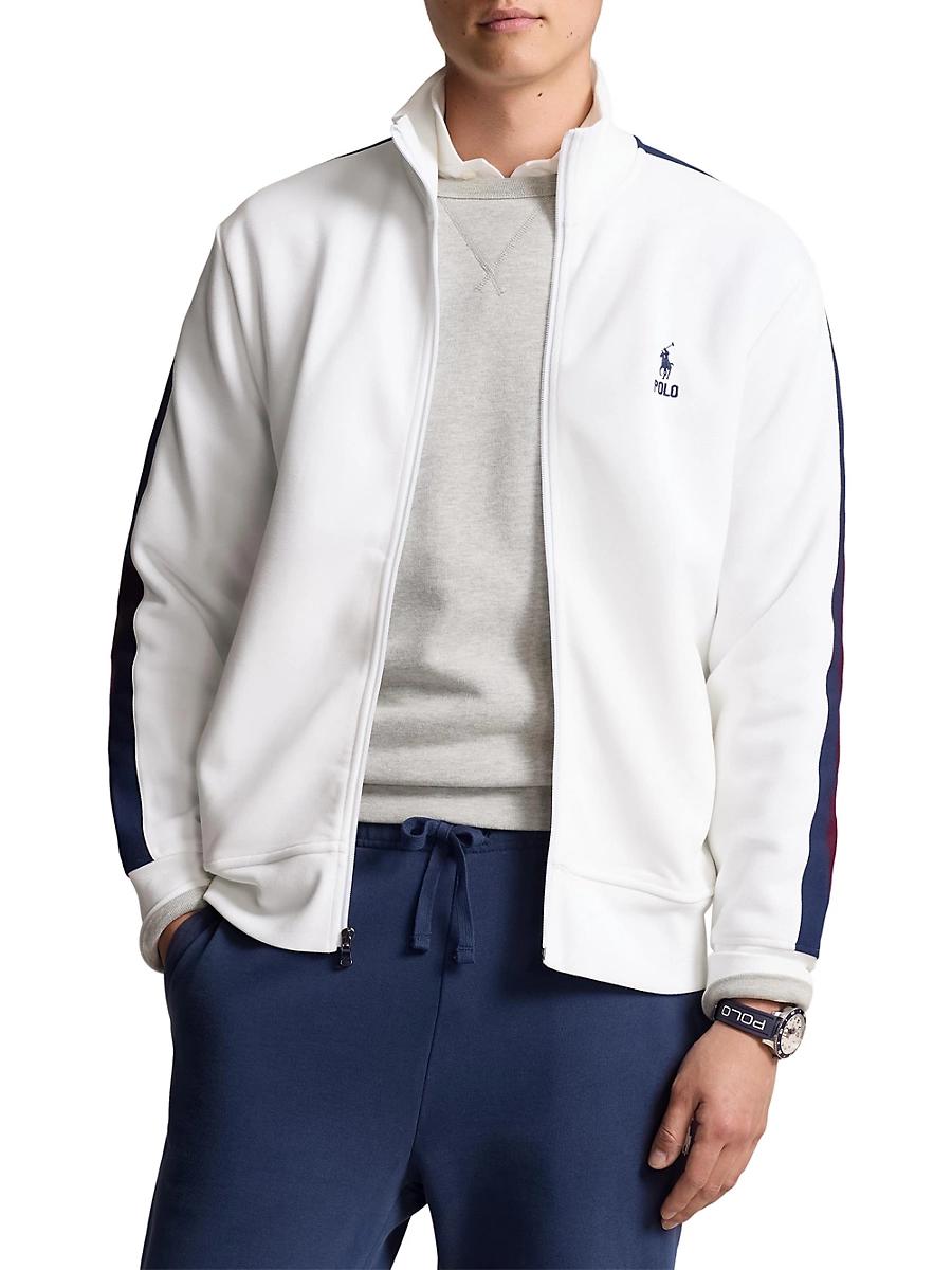 Mens Colorblock Knit Track Jacket Product Image
