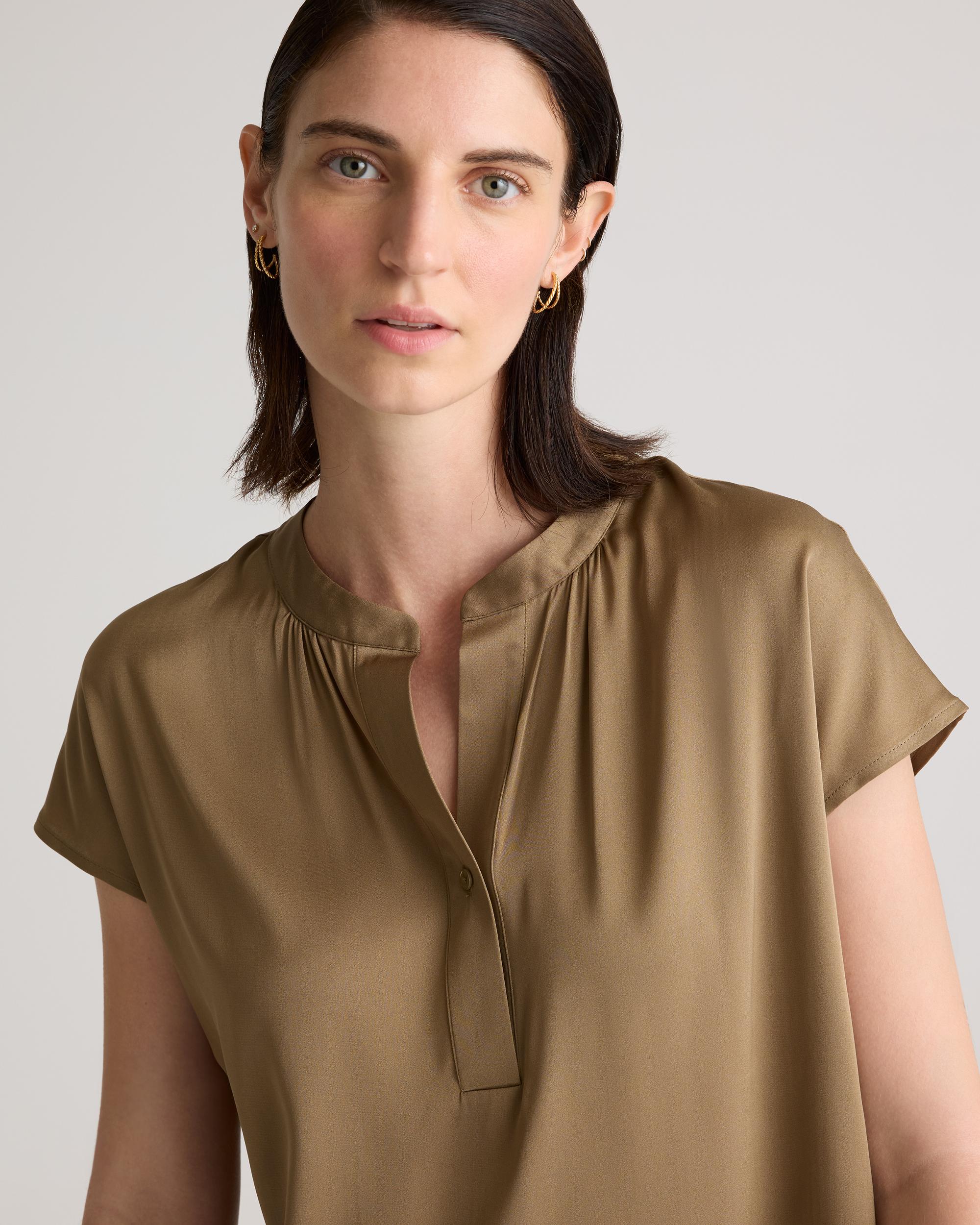 Quince | Women's Washable Stretch Silk Dolman Sleeve Blouse Mulberry Silk Product Image