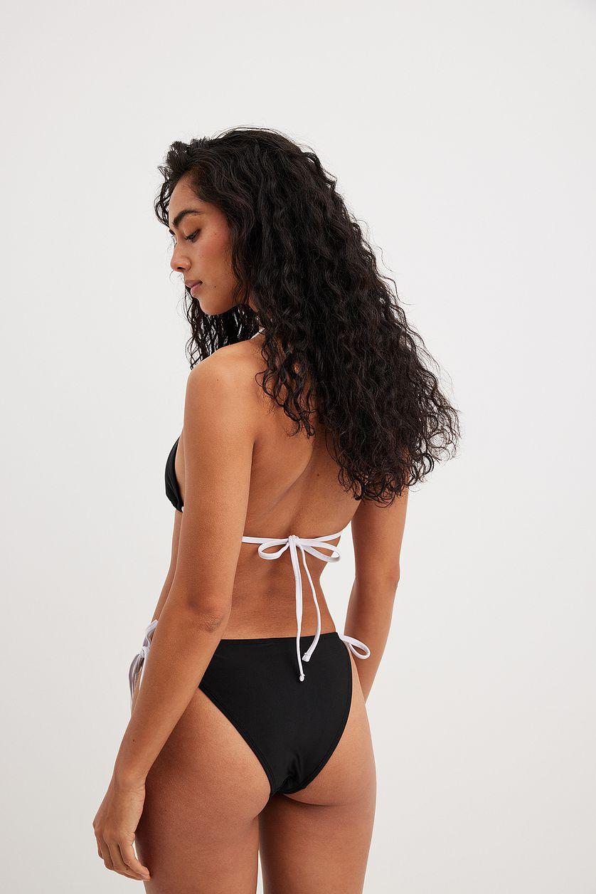 Colorblock Tie Strap Bikini Panty Product Image