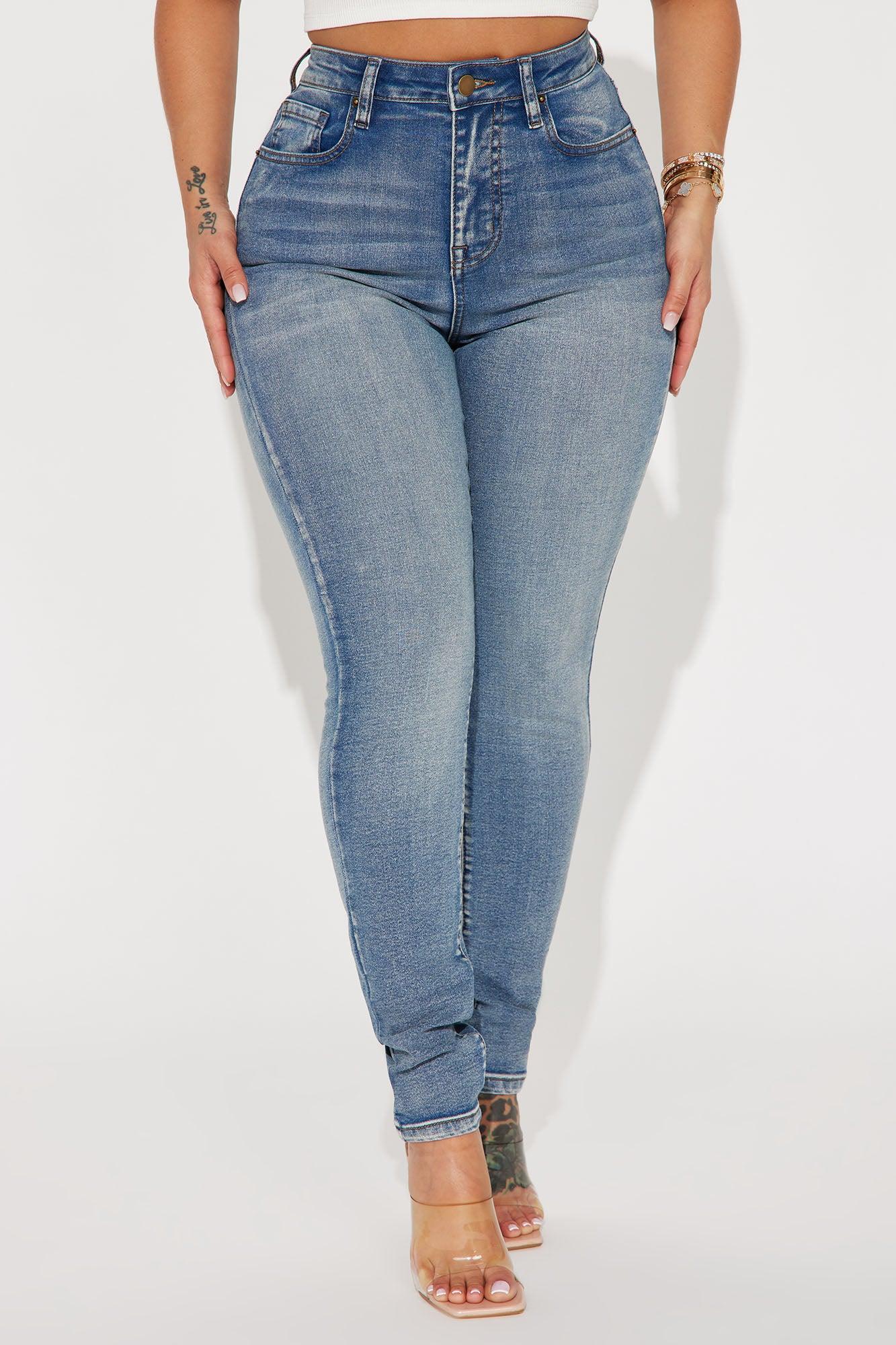 Gemma High Rise Stretch Skinny Jeans - Vintage Wash Product Image