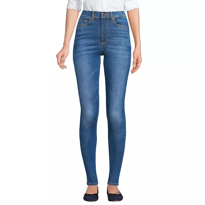 Women's Lands' End Lycra Skinny Jeans,  Product Image