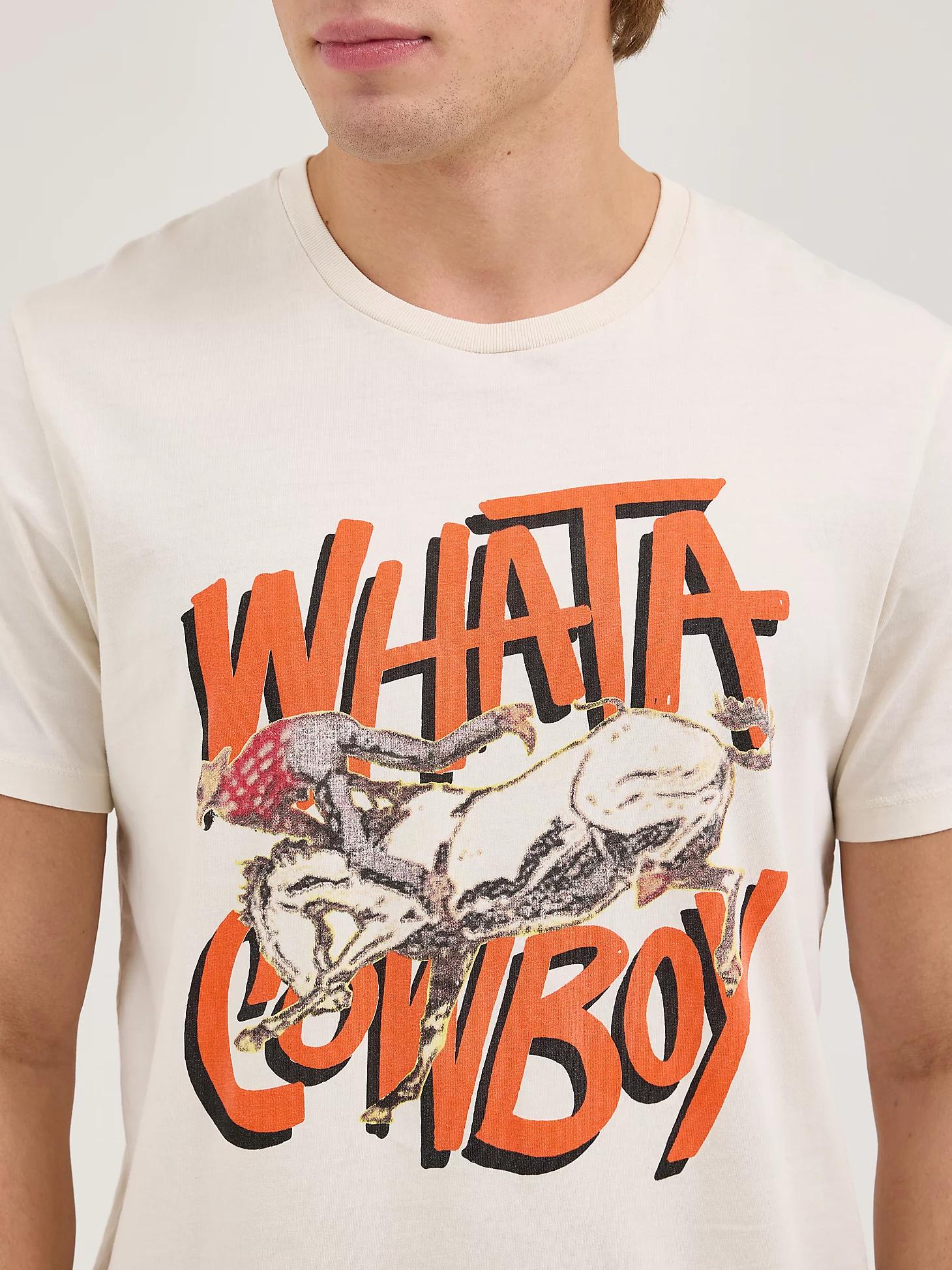 Wrangler x Whataburger Men's Cowboy Graphic T-Shirt in Faded Product Image