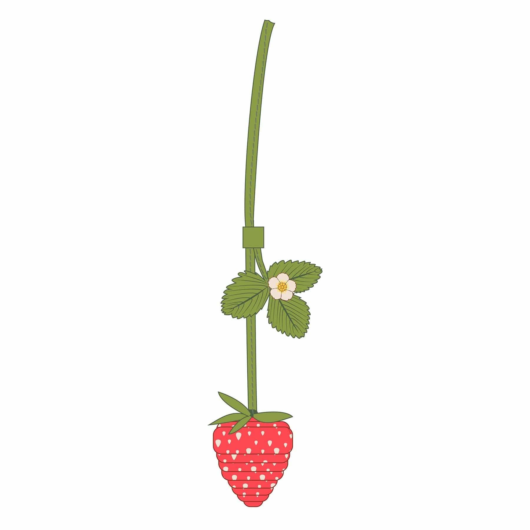 Strawberry Bag Charm Product Image