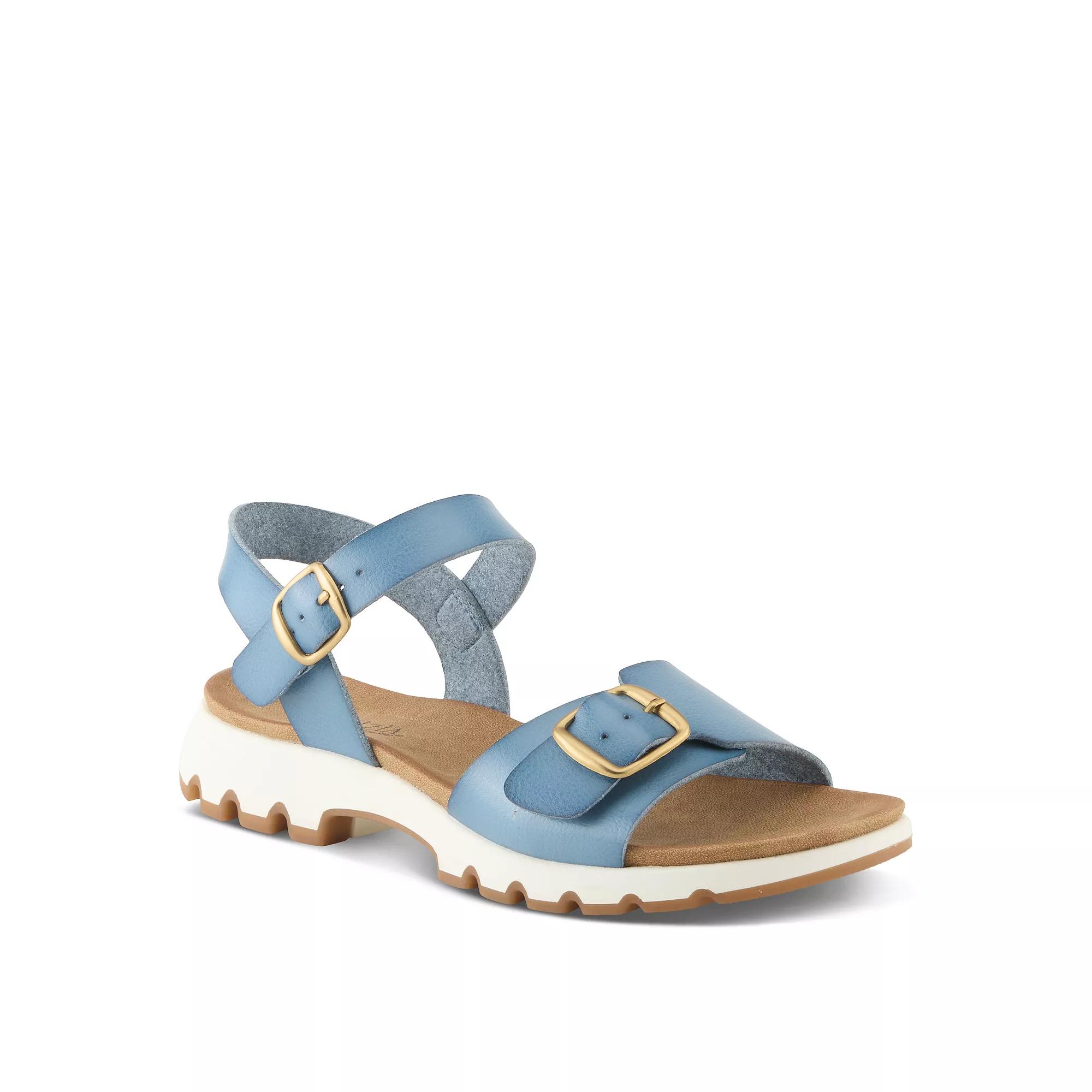 Patrizia Women's Bunch Flat Sandals, Size: 41, Blue Product Image