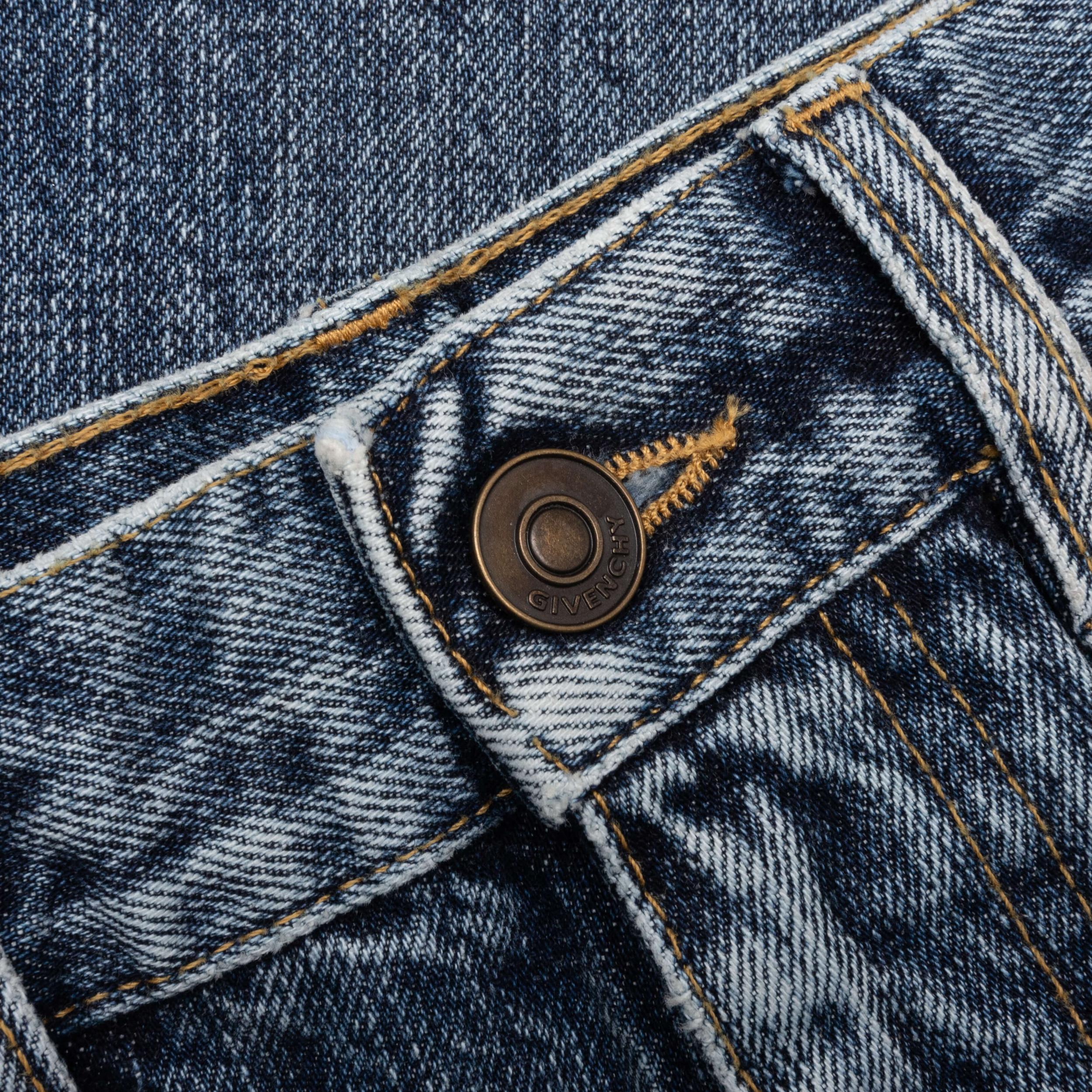 Relaxed Fit Denim Pants - Light Blue Male Product Image