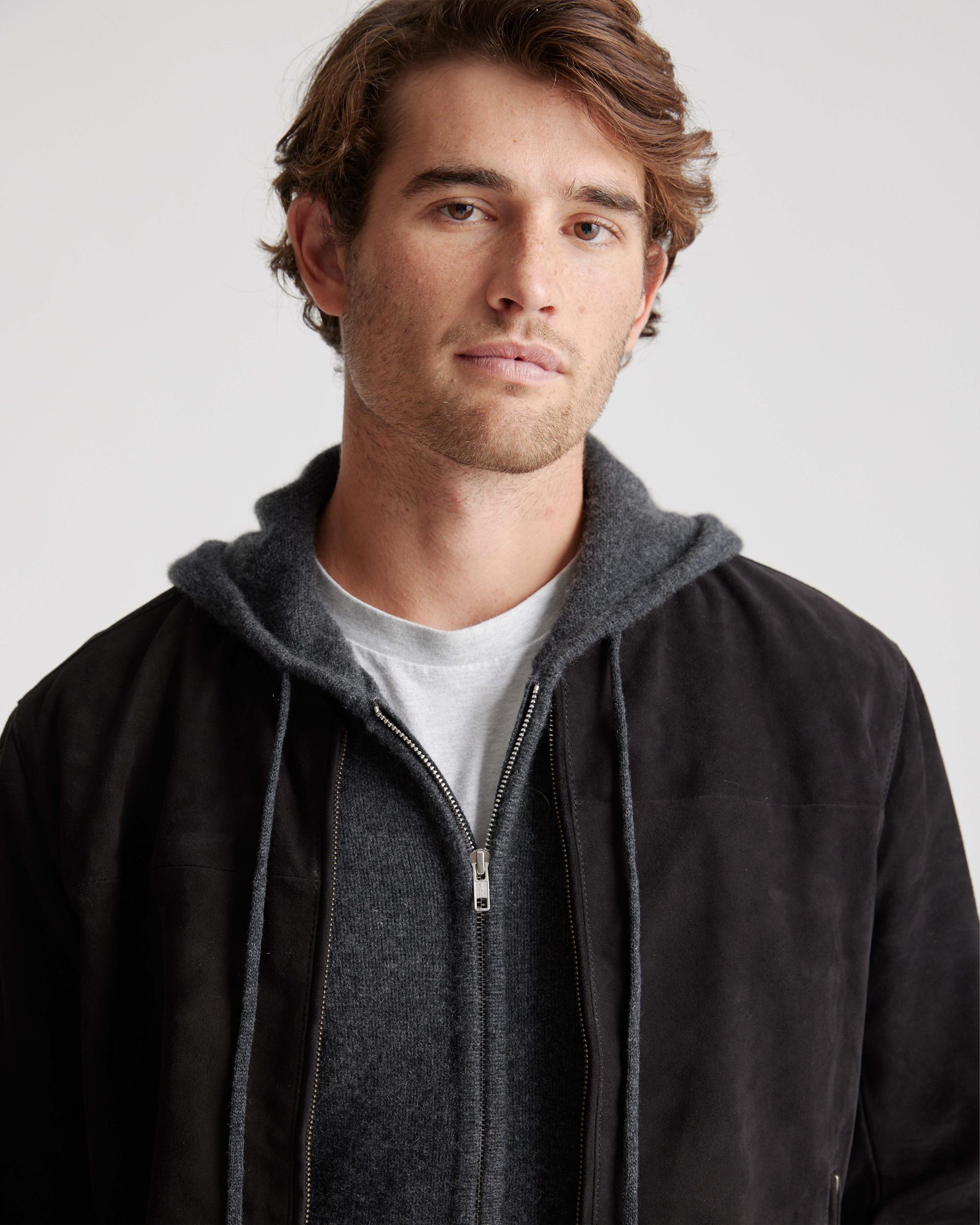 Quince | Men's 100% Suede Bomber Jacket Suede Leather Product Image