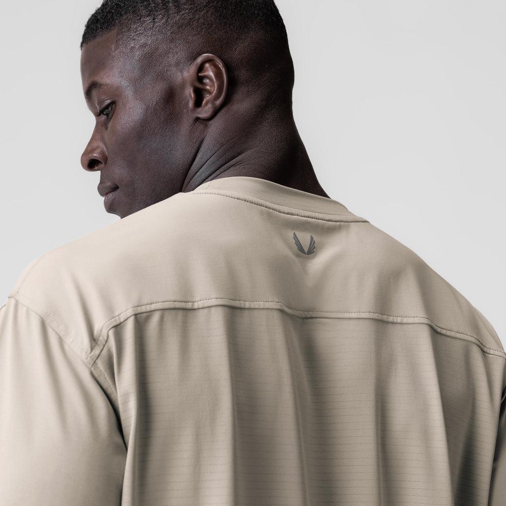 0841. 3D-Lite® 2.0 Lycra® 3/4-Sleeve Oversized Tee - White "OTWR" Product Image