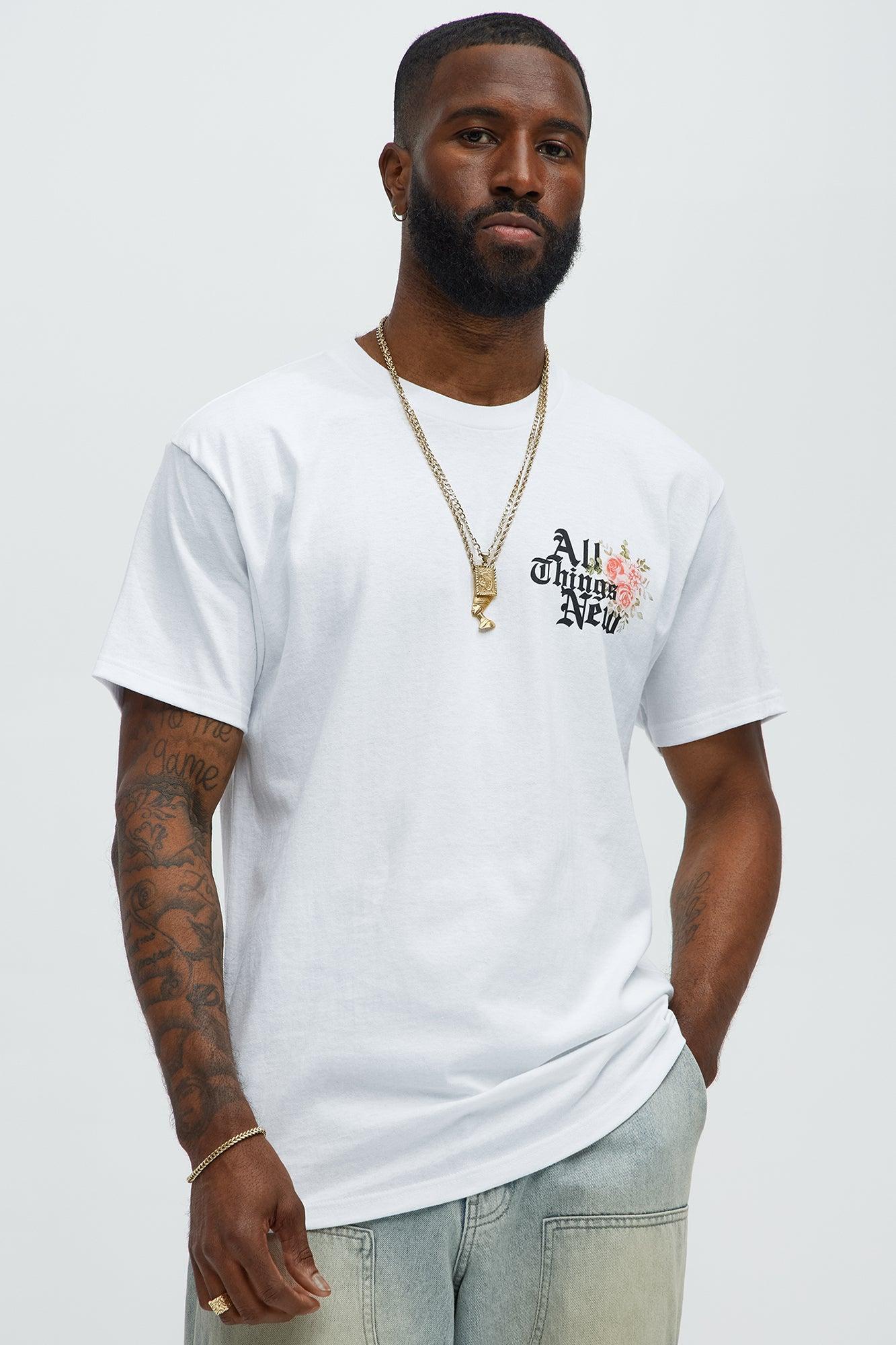 All Things New Short Sleeve Tee - White Male Product Image