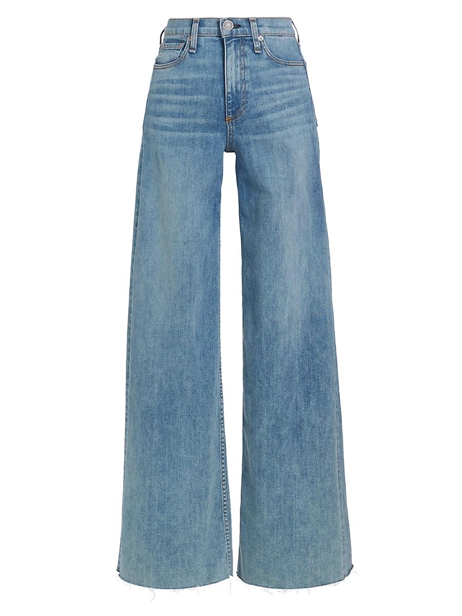 Womens Sofie High-Stretch Wide-Leg Jeans Product Image