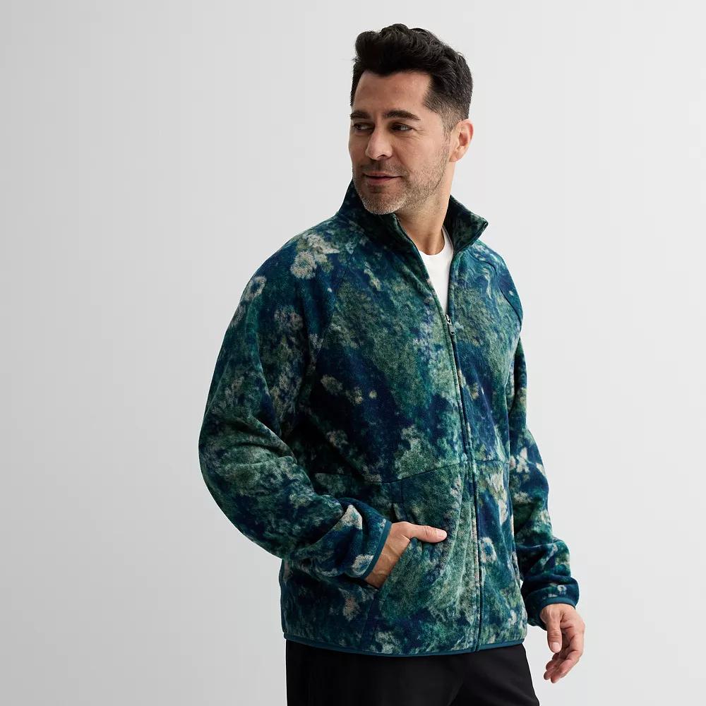 Men's Tek Gear® Micro Fleece Full-Zip Jacket, Size: XL, Blue Lychen Product Image