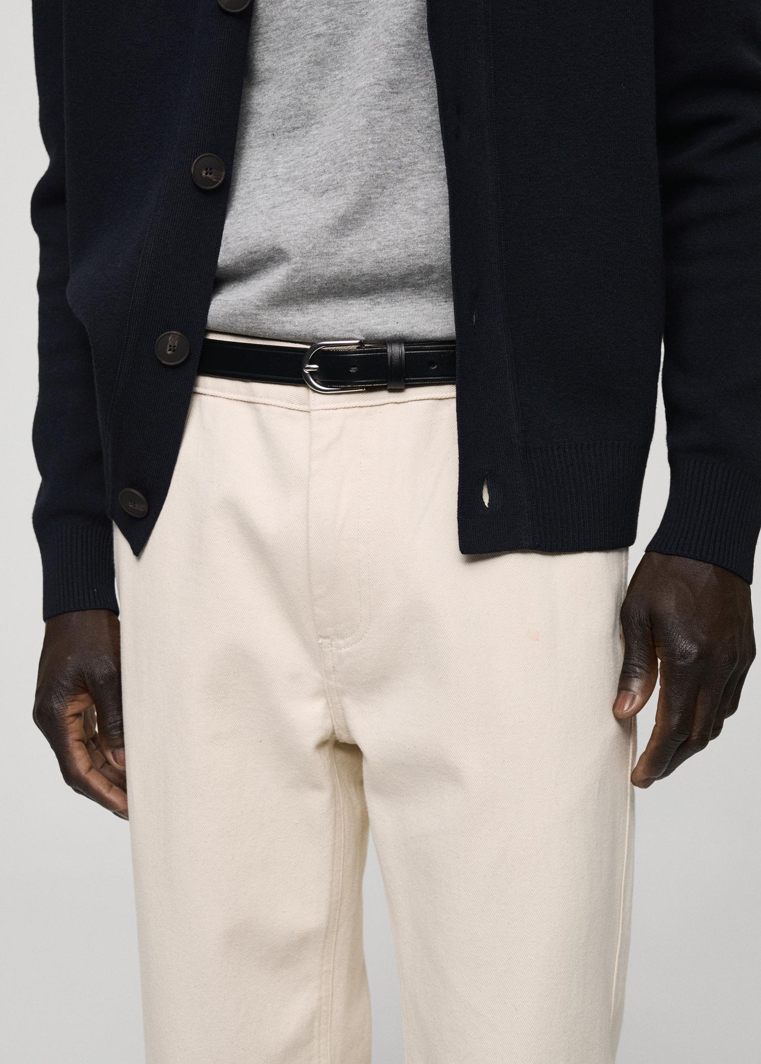 Regular fit cotton jeans - Men | MANGO USA Product Image