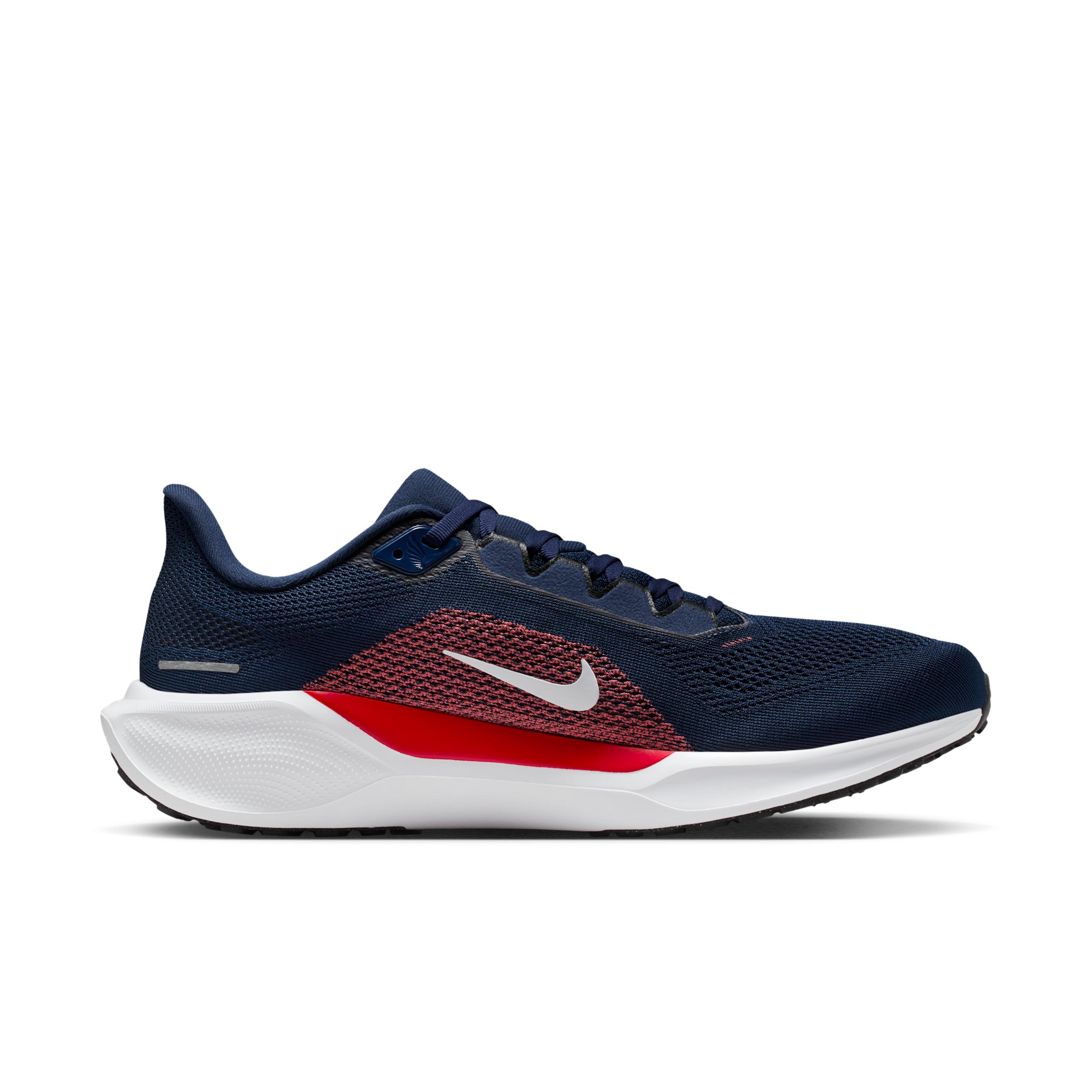 New England Patriots Pegasus 41 Nike Men's NFL Road Running Shoes Product Image