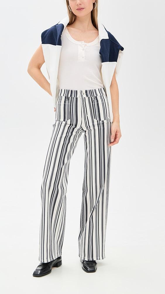 FRAME Le Slim Palazzo Modernist Pocket Jeans | Shopbop Product Image