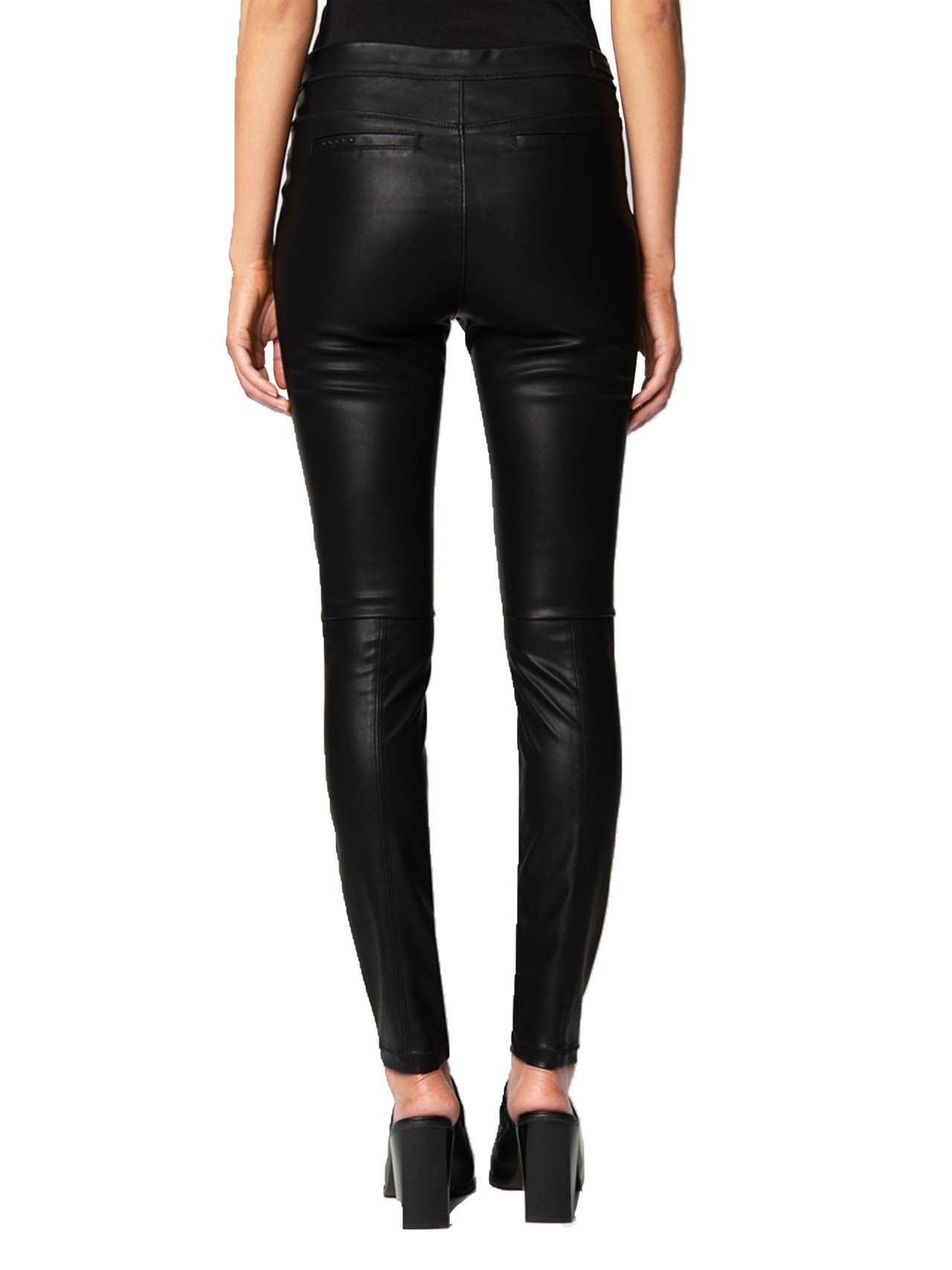 Vegan Leather High Rise Pants Product Image