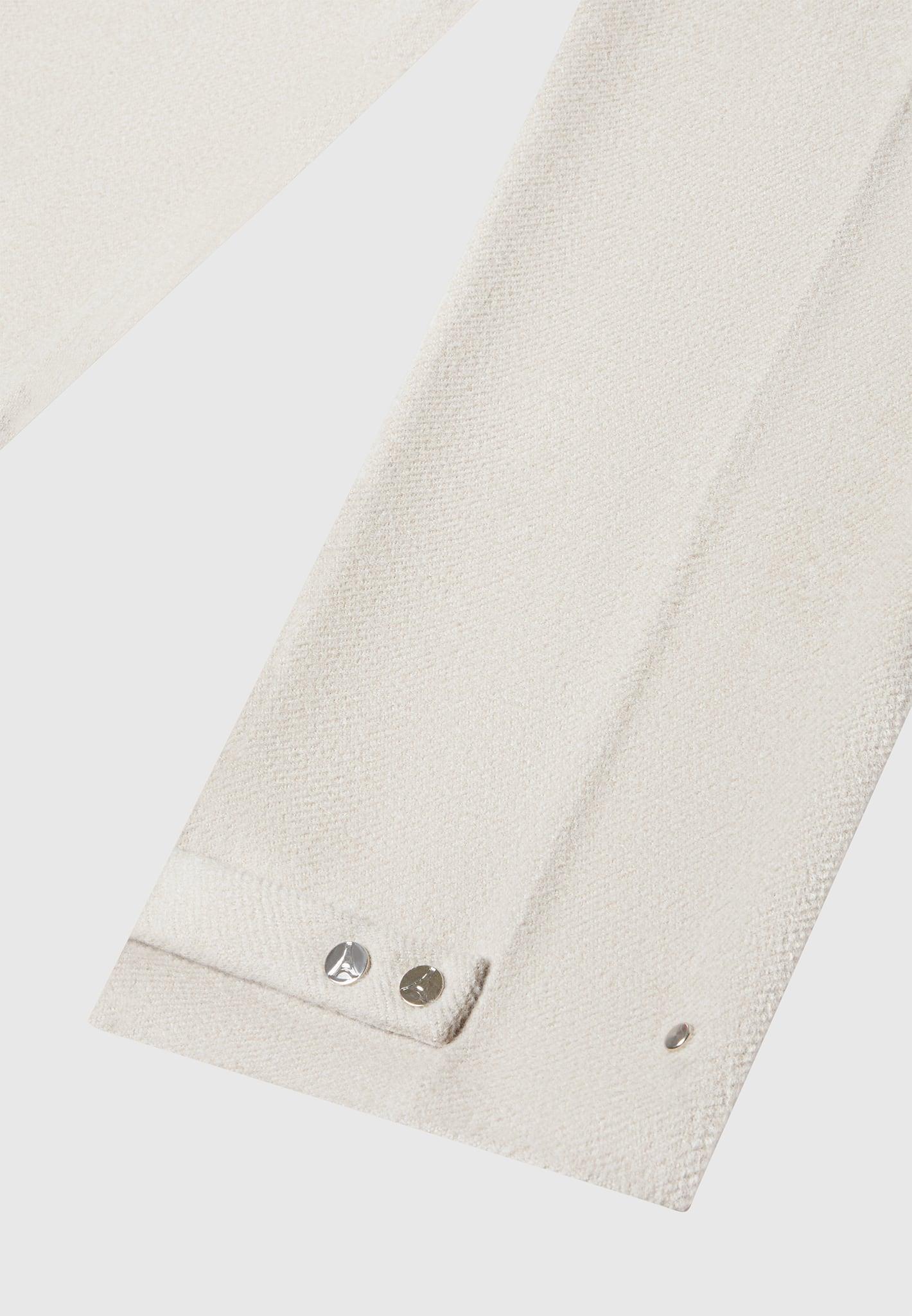 Wool Tailored Cargo Trousers - Beige Female Product Image