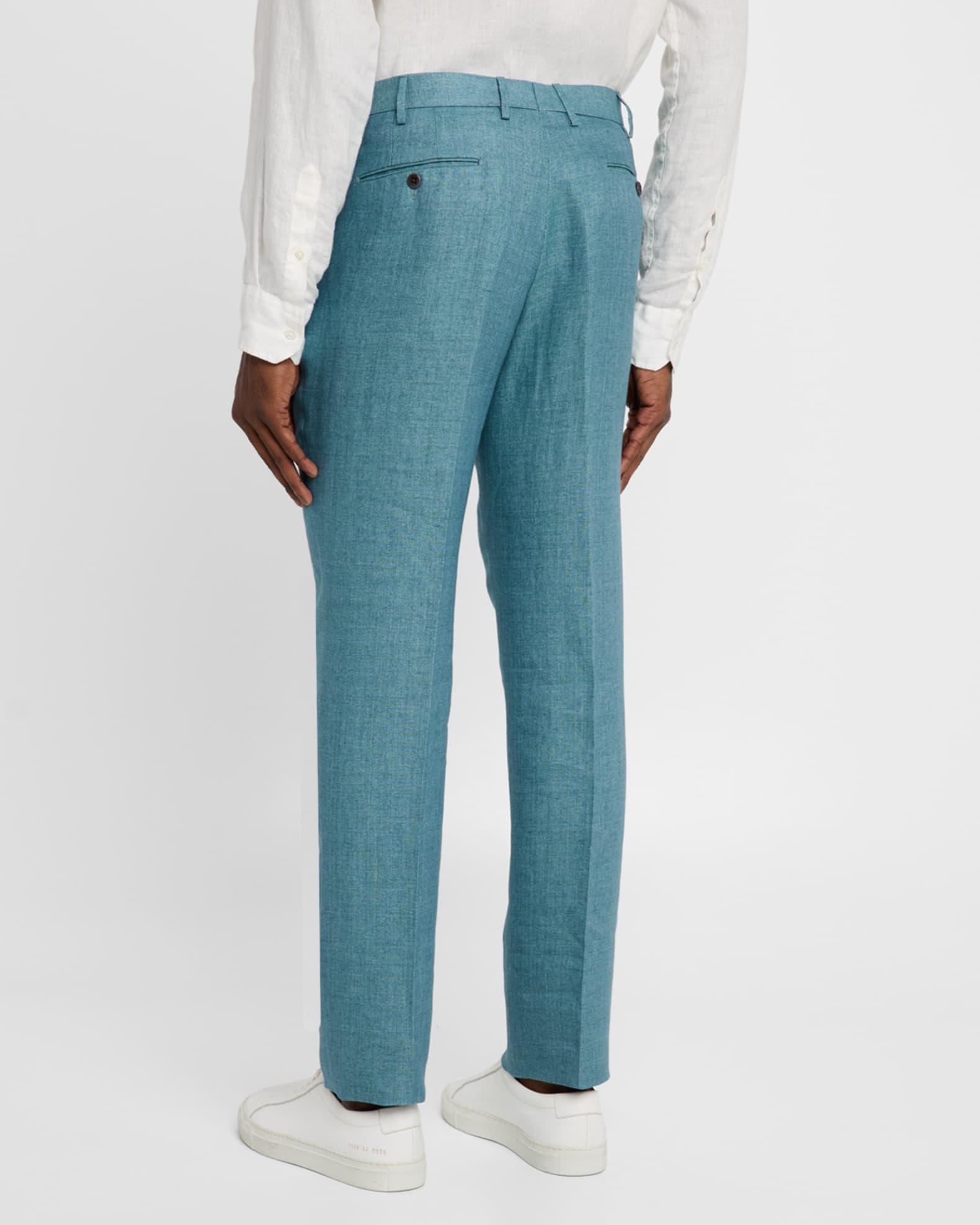 Men's Parker Linen Flat-Front Pants Product Image